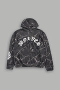 Studded Mantra Pierce Hoodie In Darc Thorns