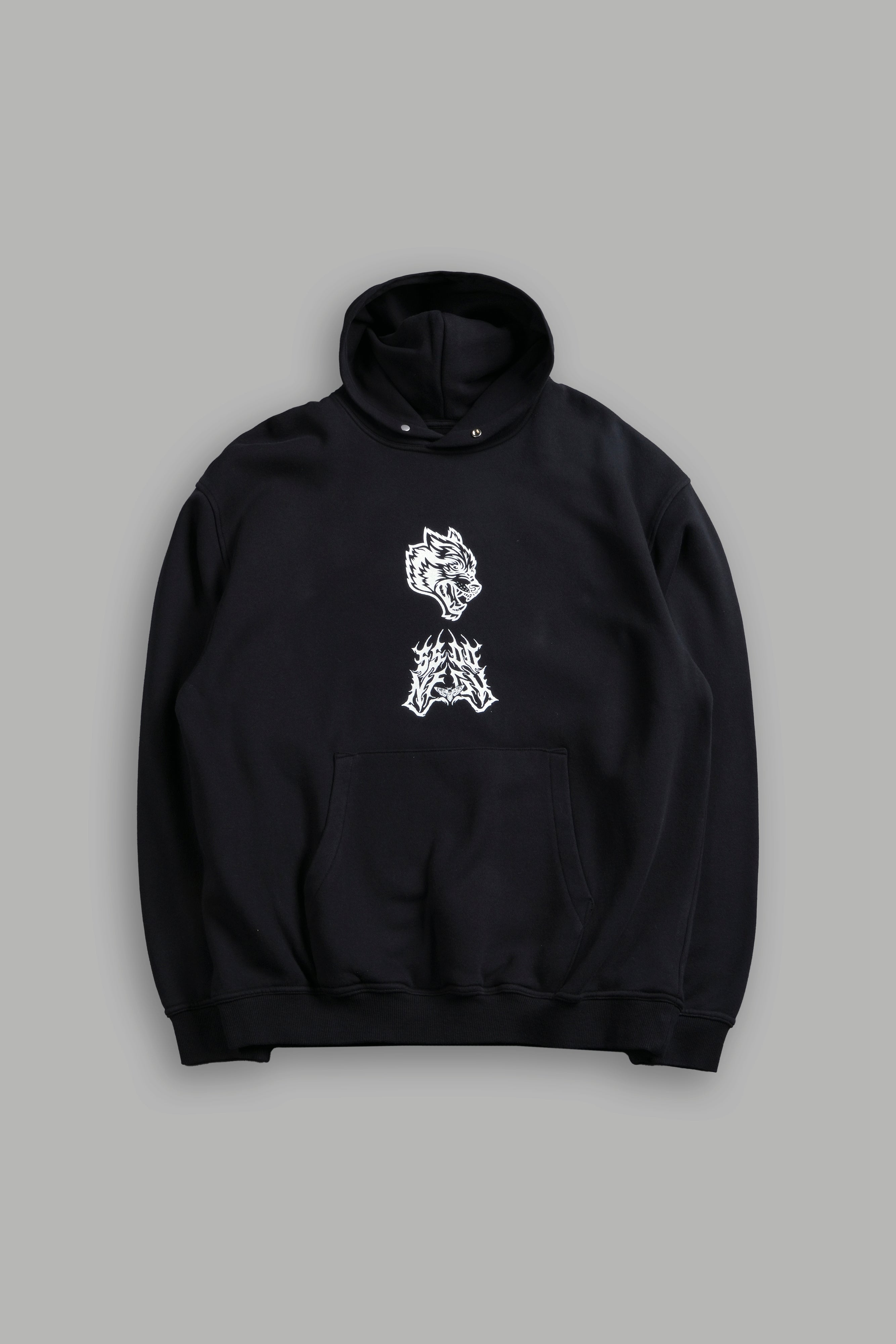 Shonen's Past "Pierce" Hoodie in Black — imagem 3