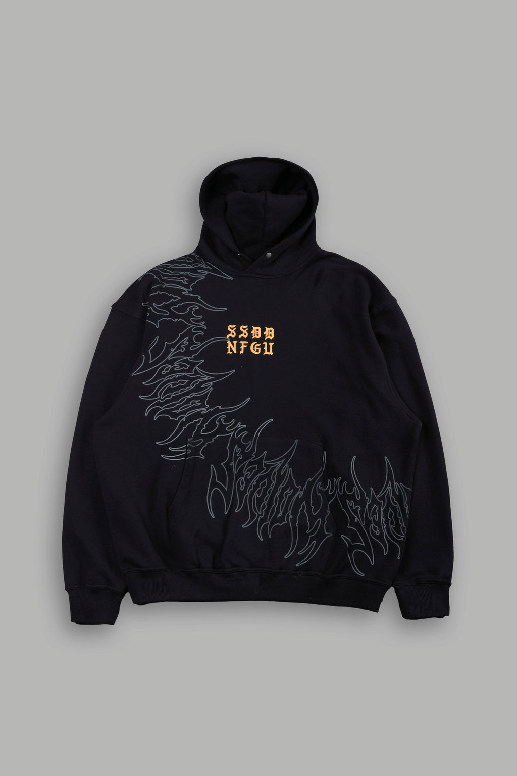 Cherub Hesh Pierce Hoodie In Black - imagem 3