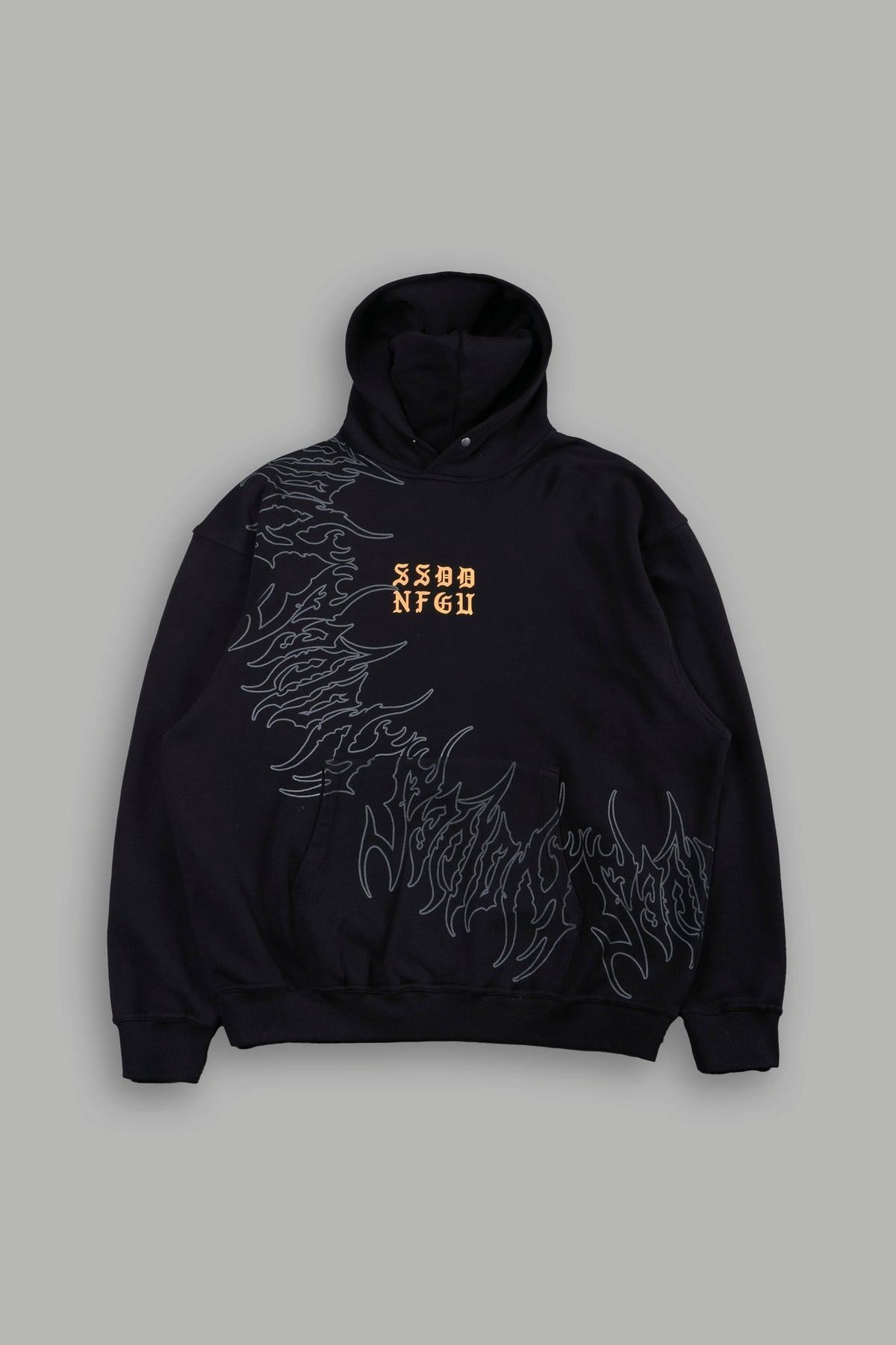 Cherub Hesh Pierce Hoodie In Black - imagem 3