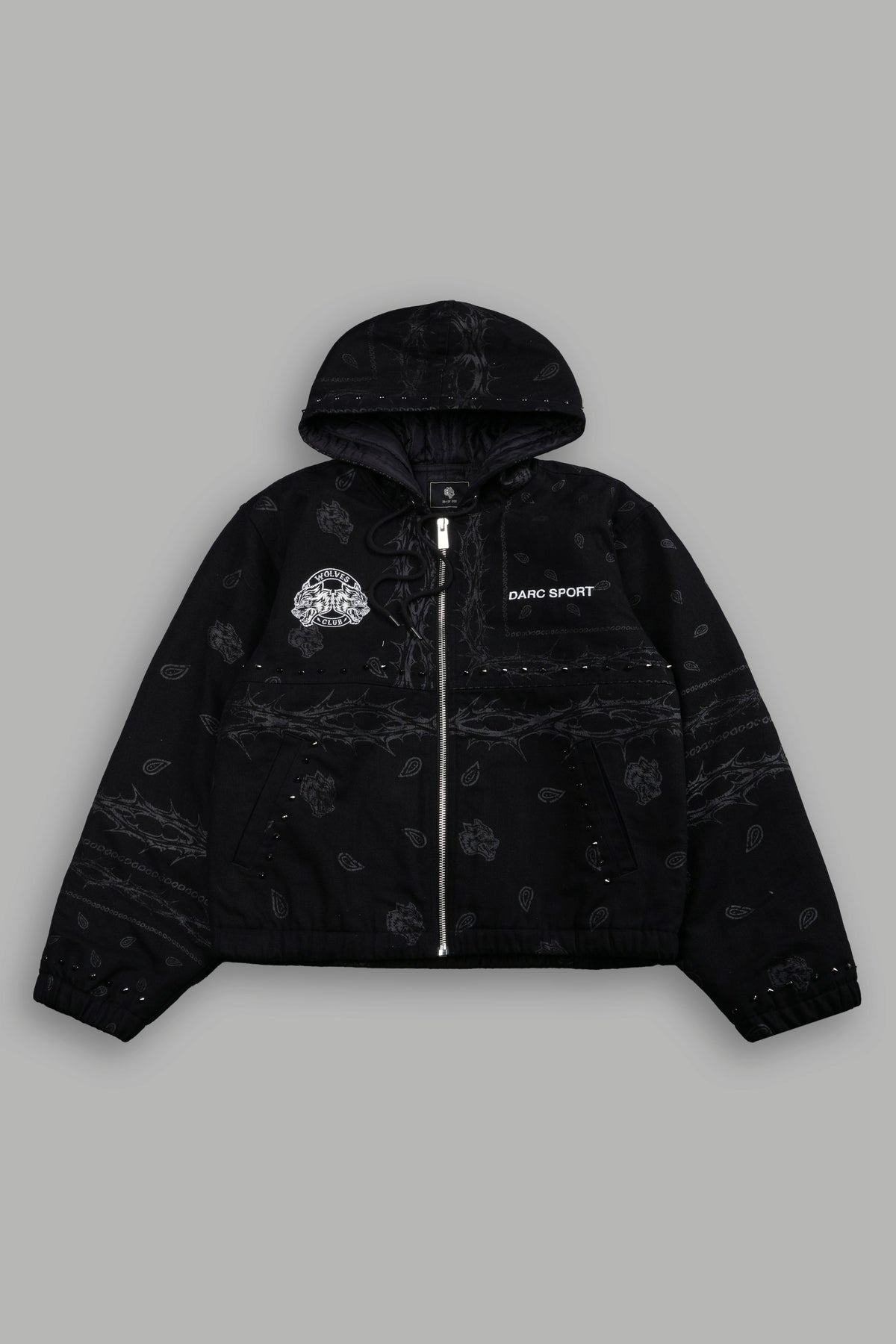 Darc Sport Wolves Club Calaway Jacket in Black Thorn Paisley - imagem 1
