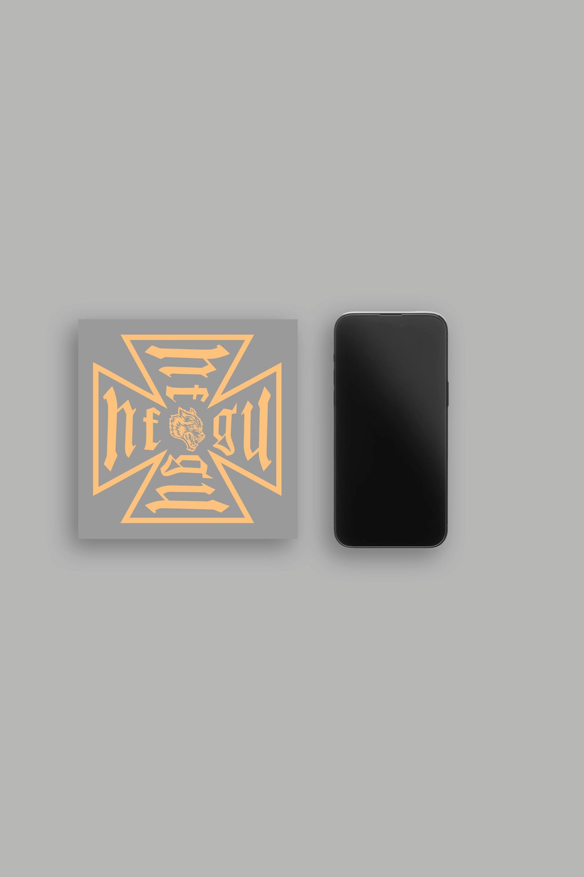 Core Large Sticker in Orange — imagem 2