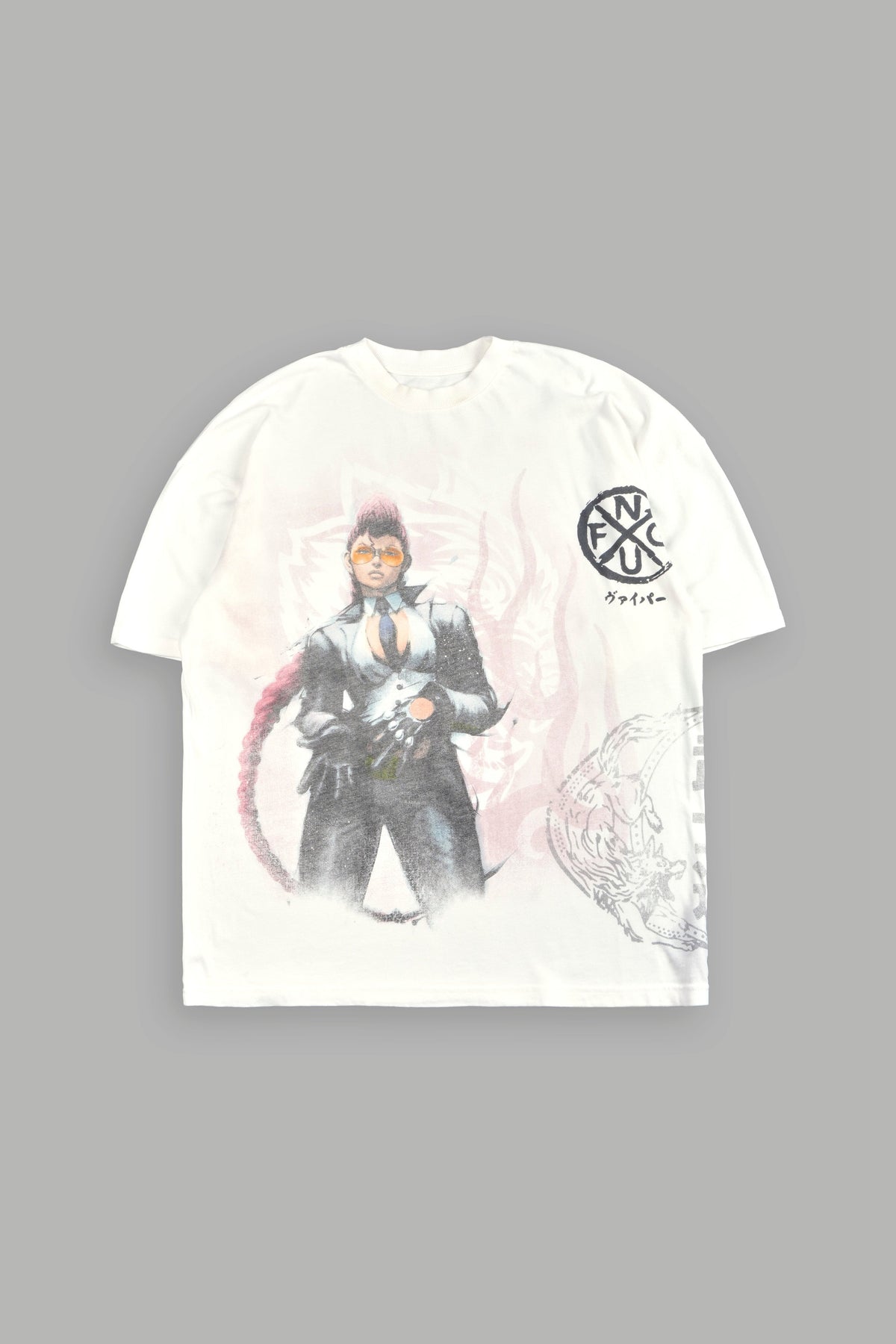 Street Fighter "Side-By-Side" Tee Box Set in Cream - imagem 6