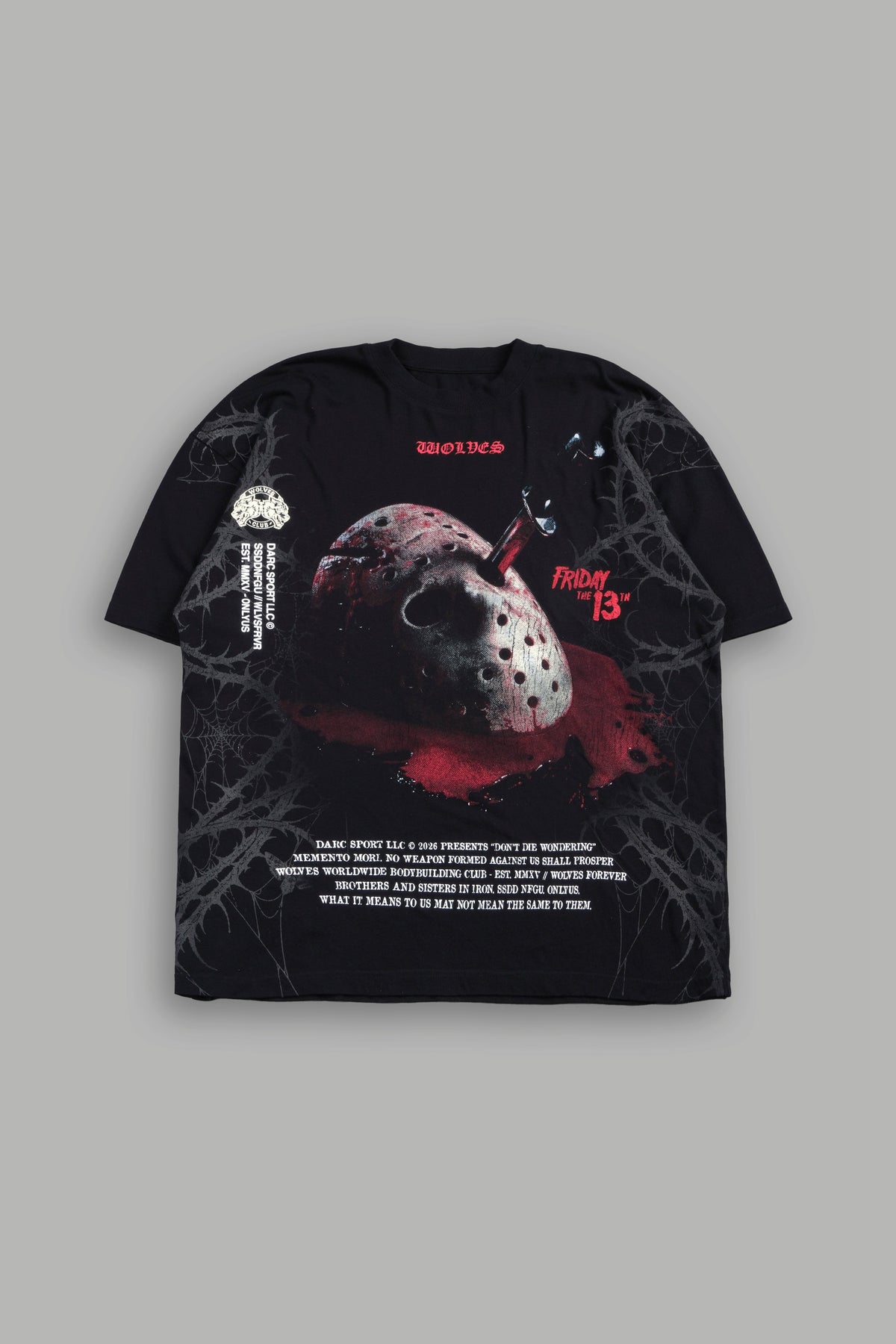 Dont Die Wondering Mystery Tee In Black