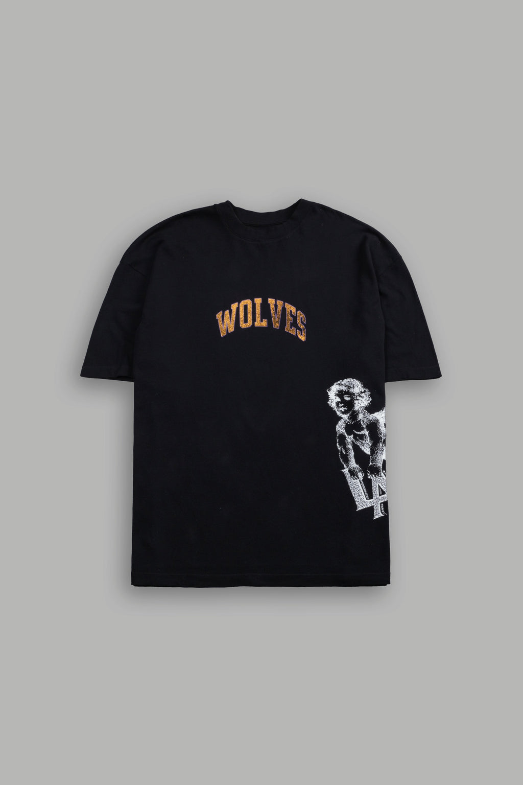 La Has Your Back Premium Oversized Tee in Black — imagem 3