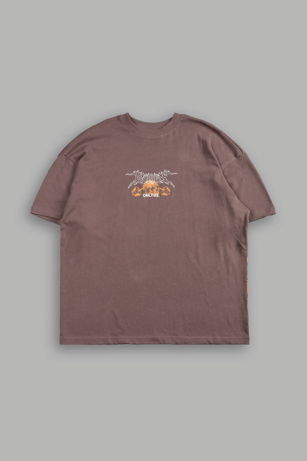 Wolves Bodybuilding Club Premium Tee In Mojave Brown - imagem 3