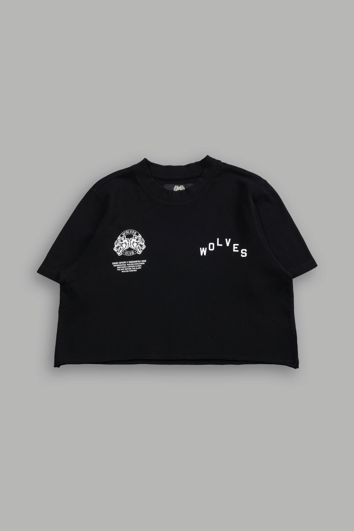 Pyramid V2 "Premium" (Cropped) Tee in Black - imagem 3