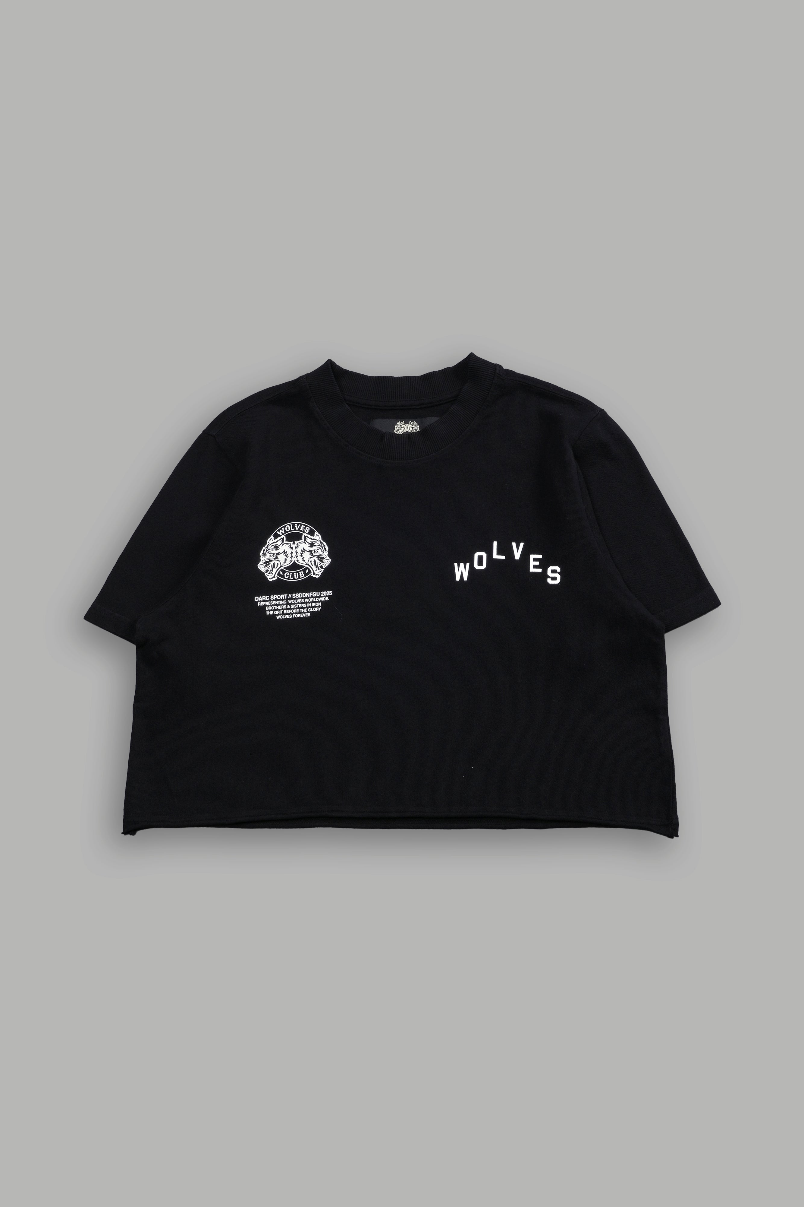 Pyramid V2 "Premium" (Cropped) Tee in Black — imagem 3