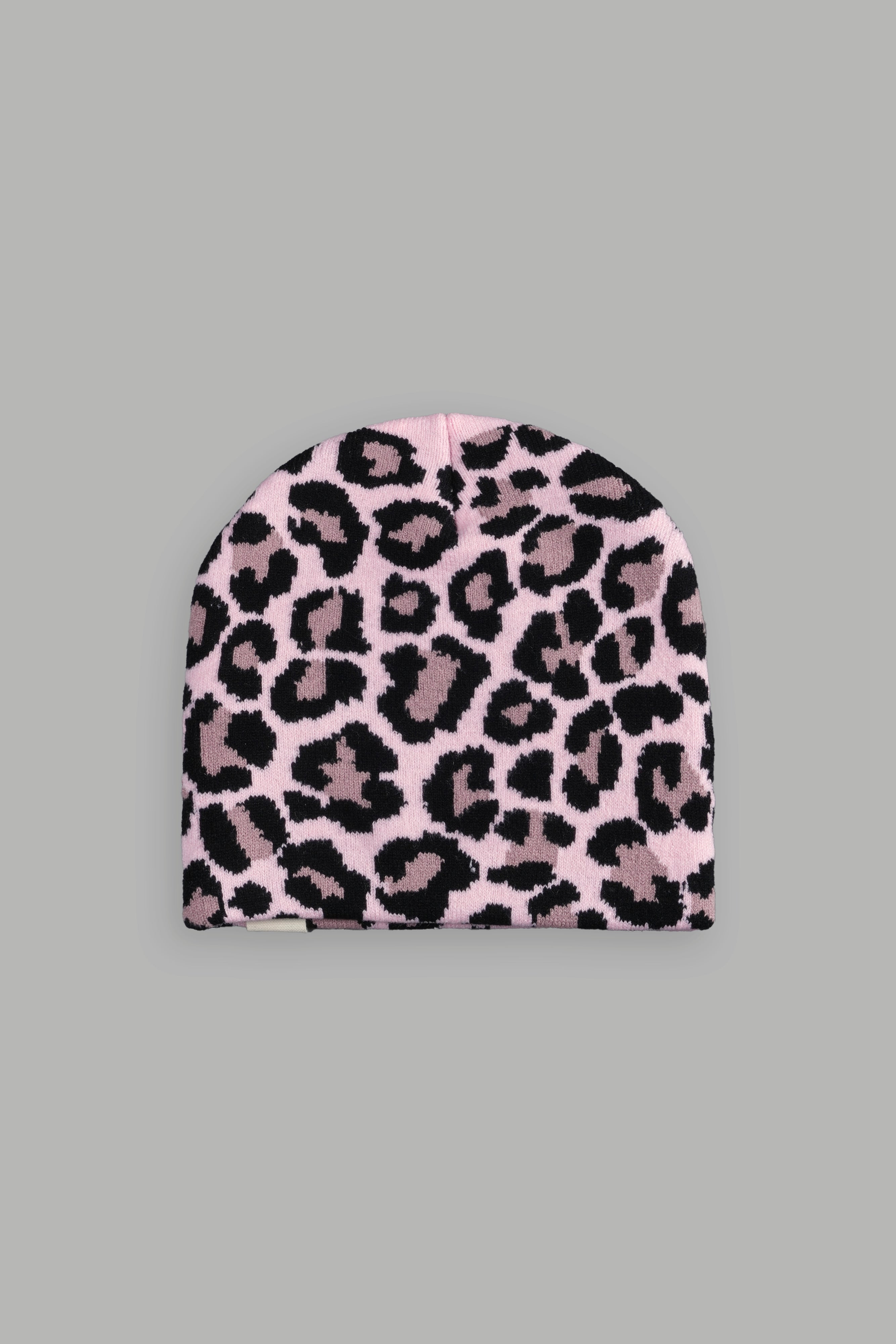 Wolf Patch V2 Cap Beanie in Cloud Pink Leopard — imagem 3