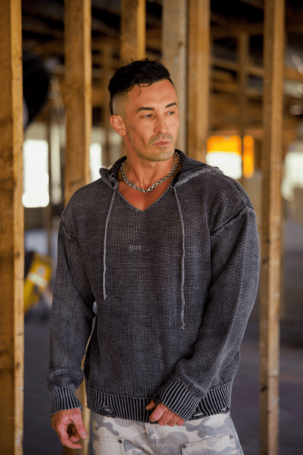 5229 - Rave Knit Hoodies — imagem 1
