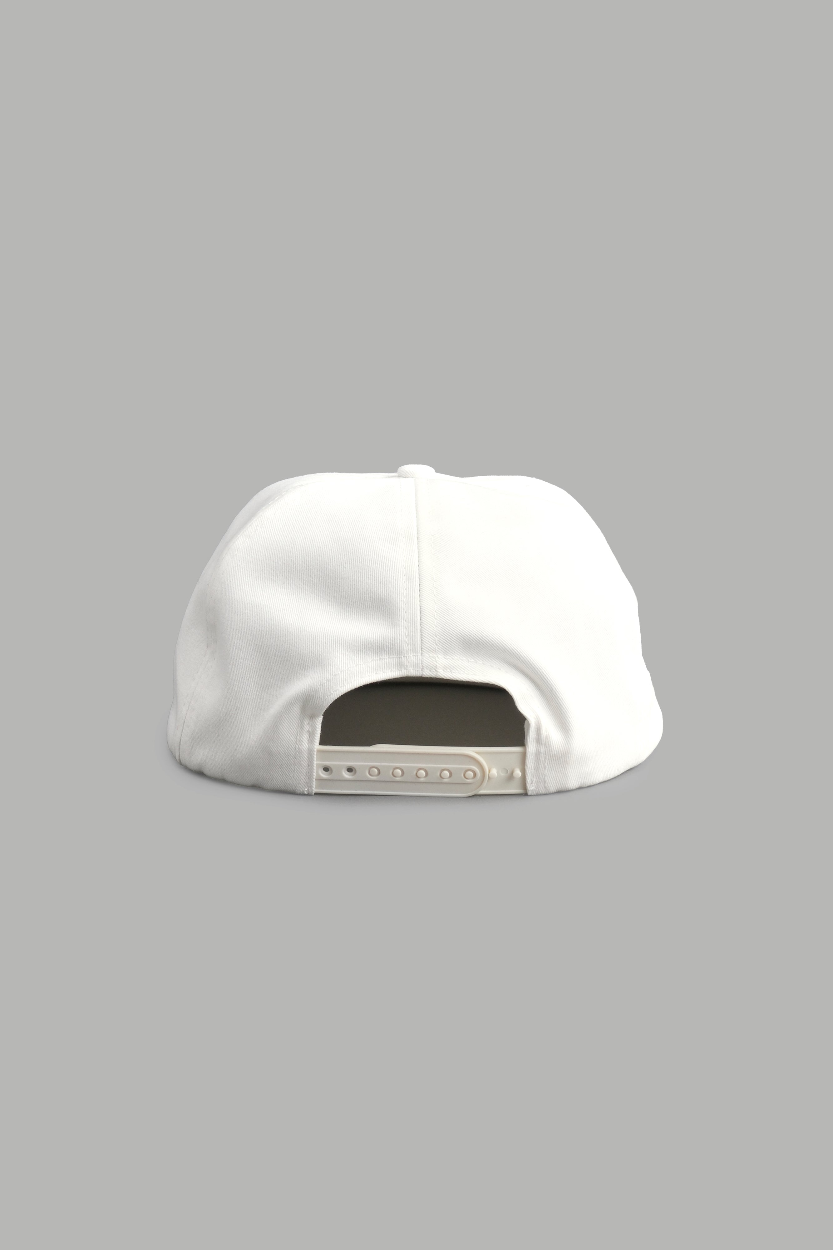 Our Time Vintage 5 Panel Hat in Cream — imagem 3