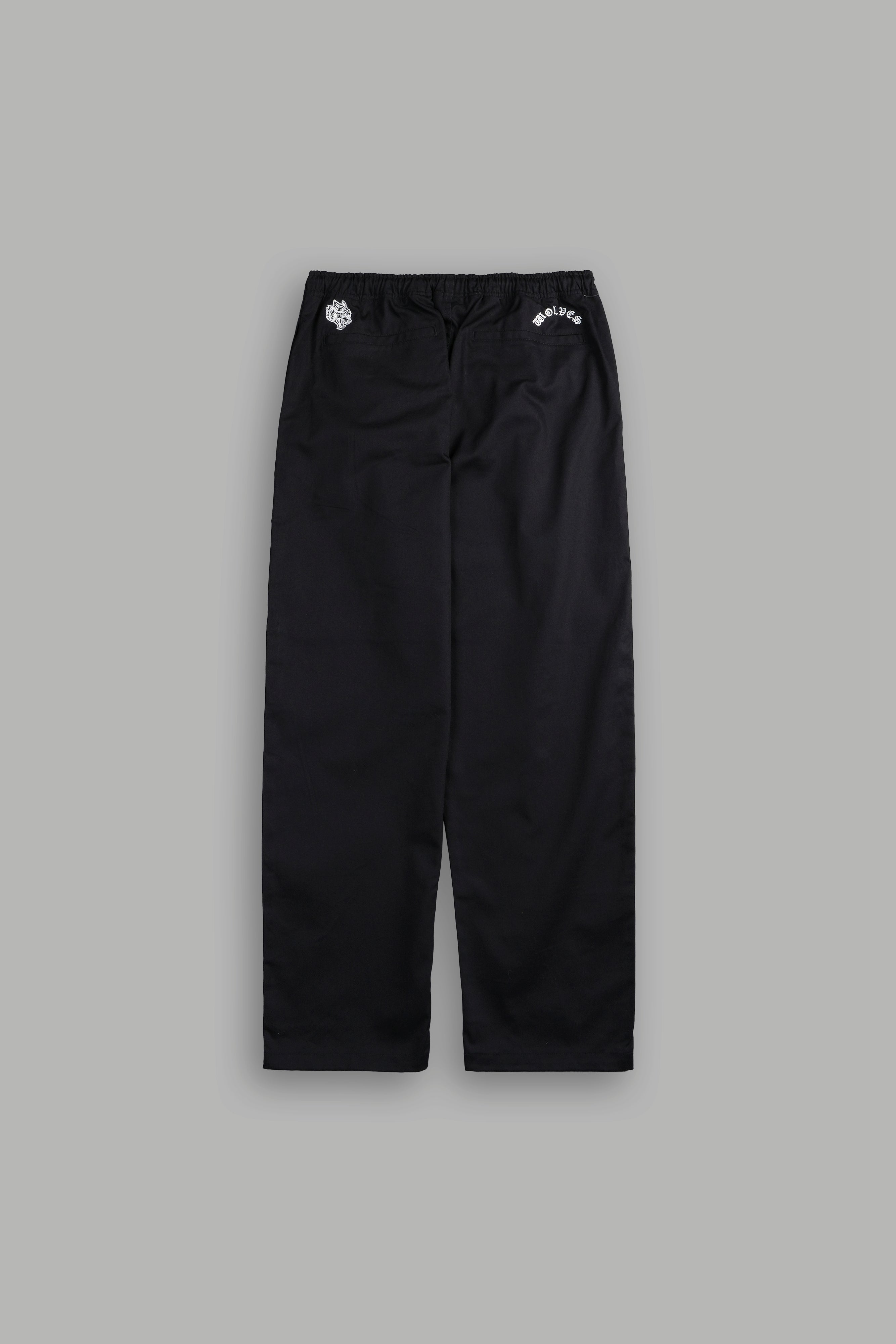 Wolf Chopper Pip Pants in Black — imagem 1