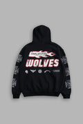 FULL SEND "PIERCE" HOODIE IN BLACK DRIFT WASH