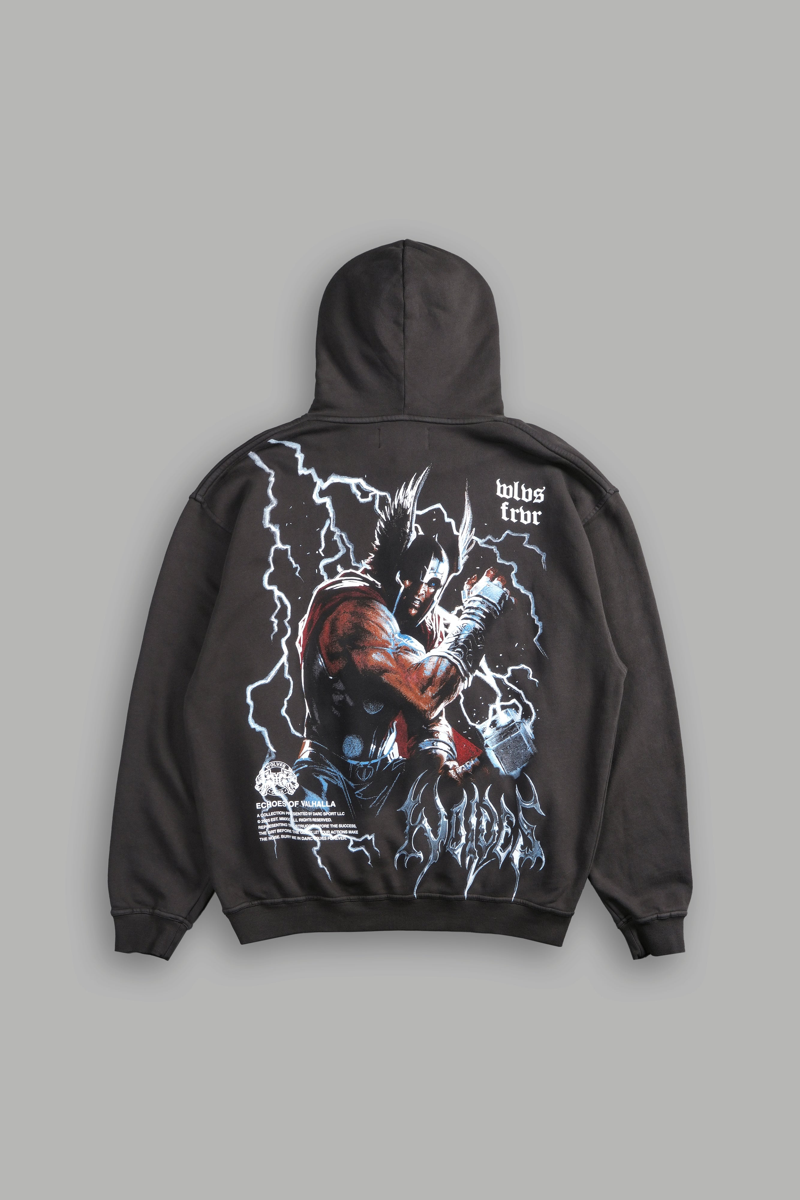 God Of Thunder "Pierce" Hoodie in Wolf Gray — imagem 1