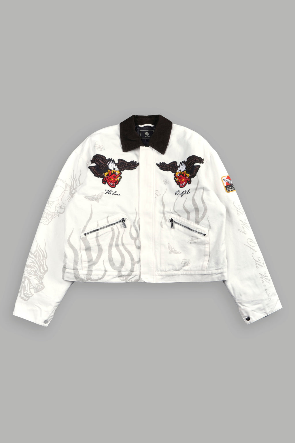 The Eagle & The Oni Earl Jacket in Cream — imagem 1