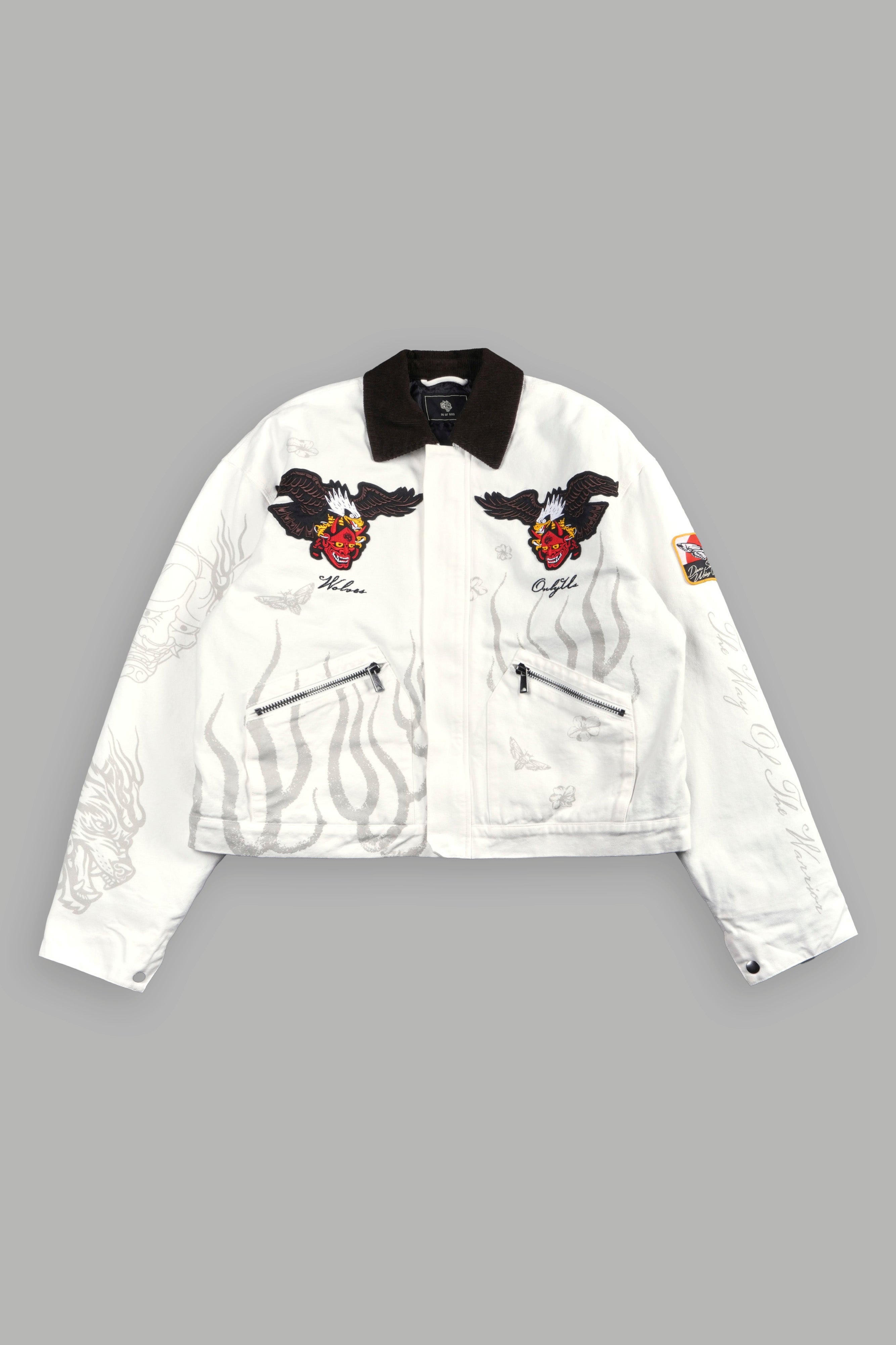 The Eagle & The Oni Earl Jacket in Cream — imagem 1