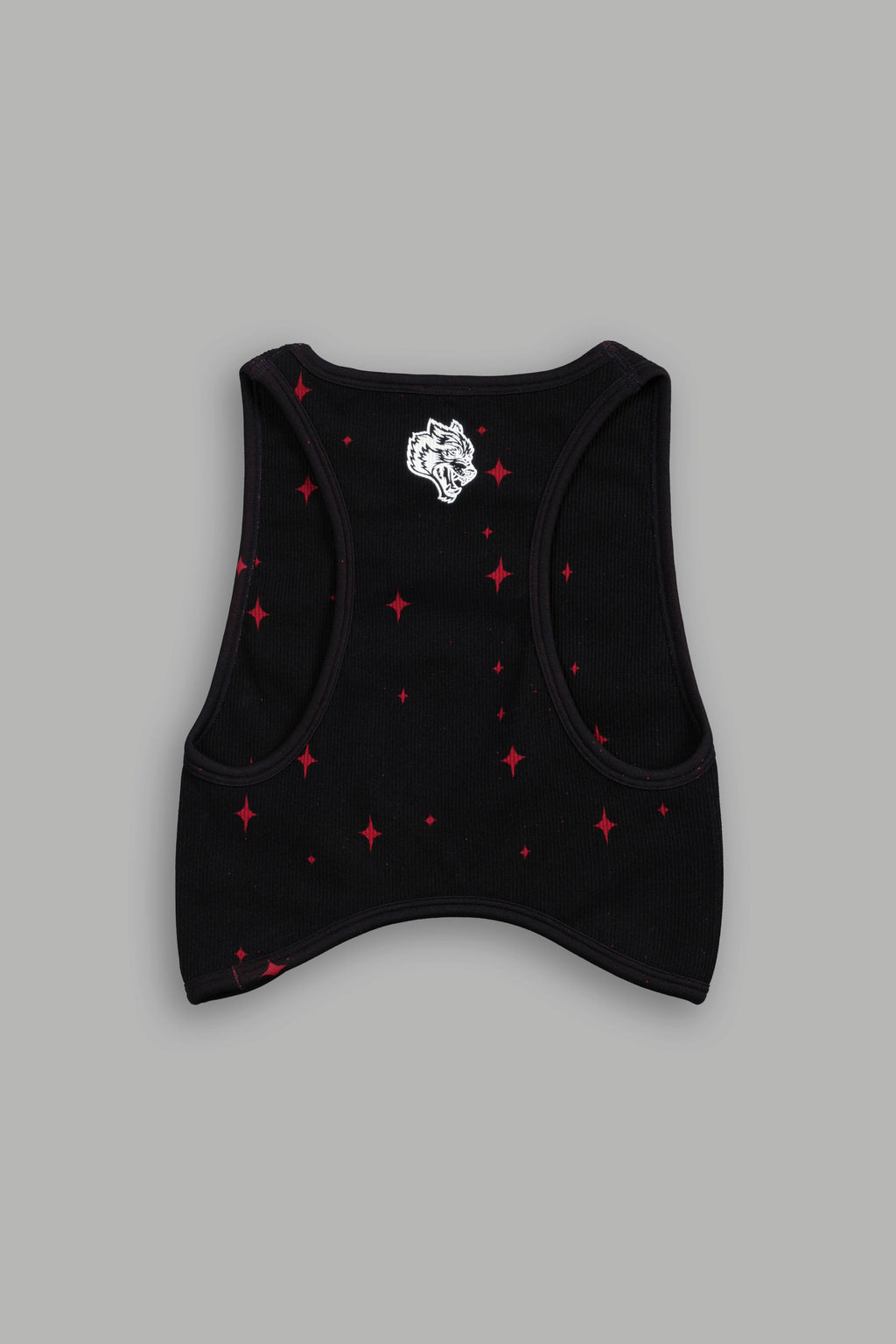 Darc Script "Everson Seamless" Curve Tank in Black/Red Starry Night — imagem 4