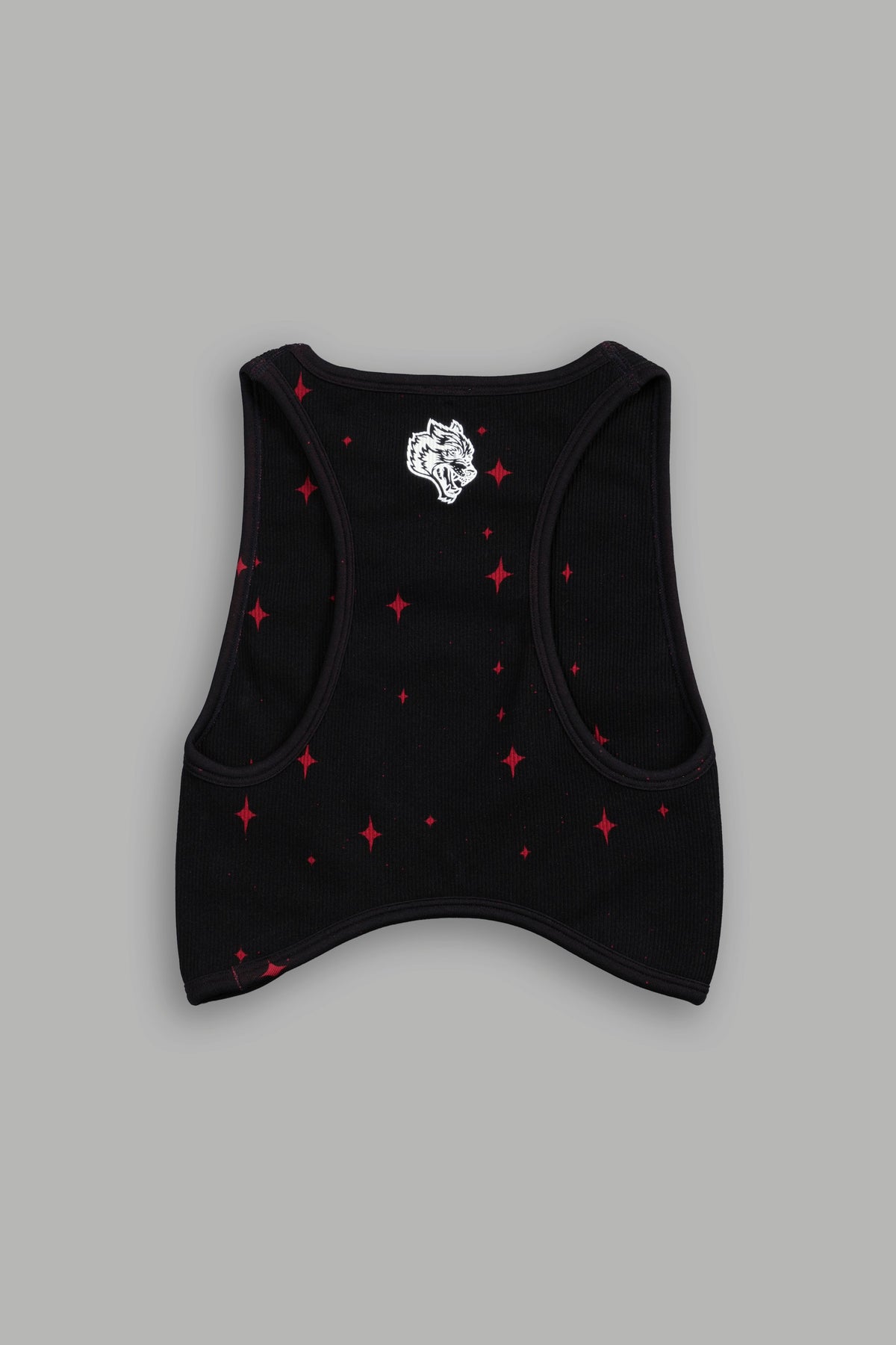 Darc Script "Everson Seamless" Curve Tank in Black/Red Starry Night - imagem 4