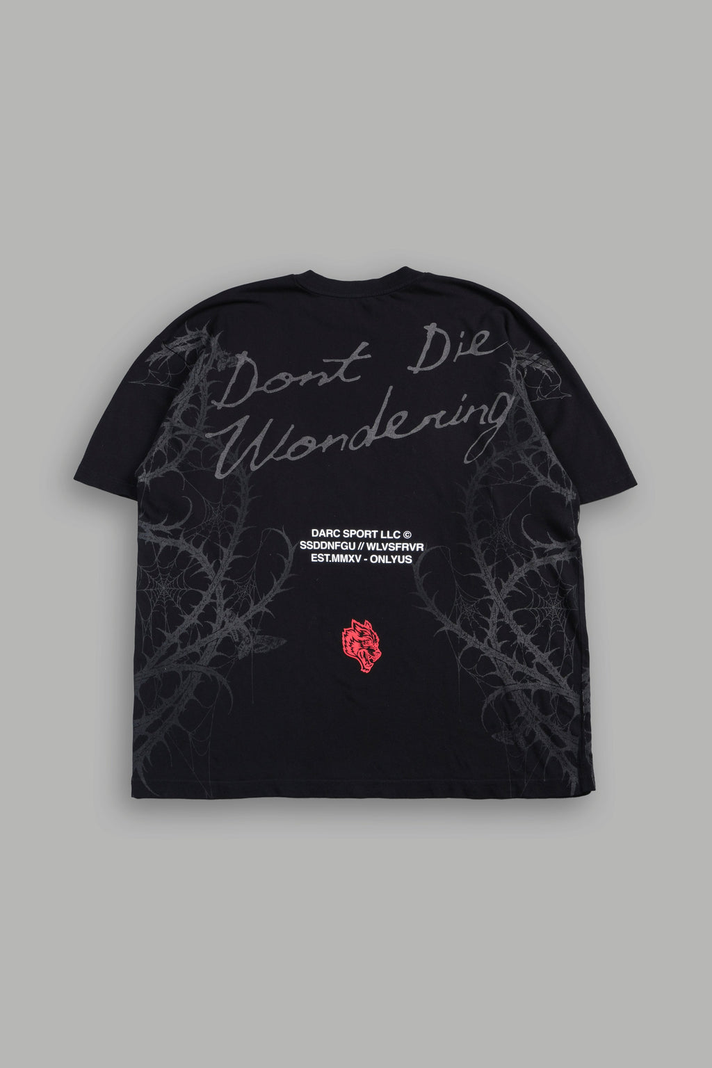 Dont Die Wondering Mystery Tee In Black