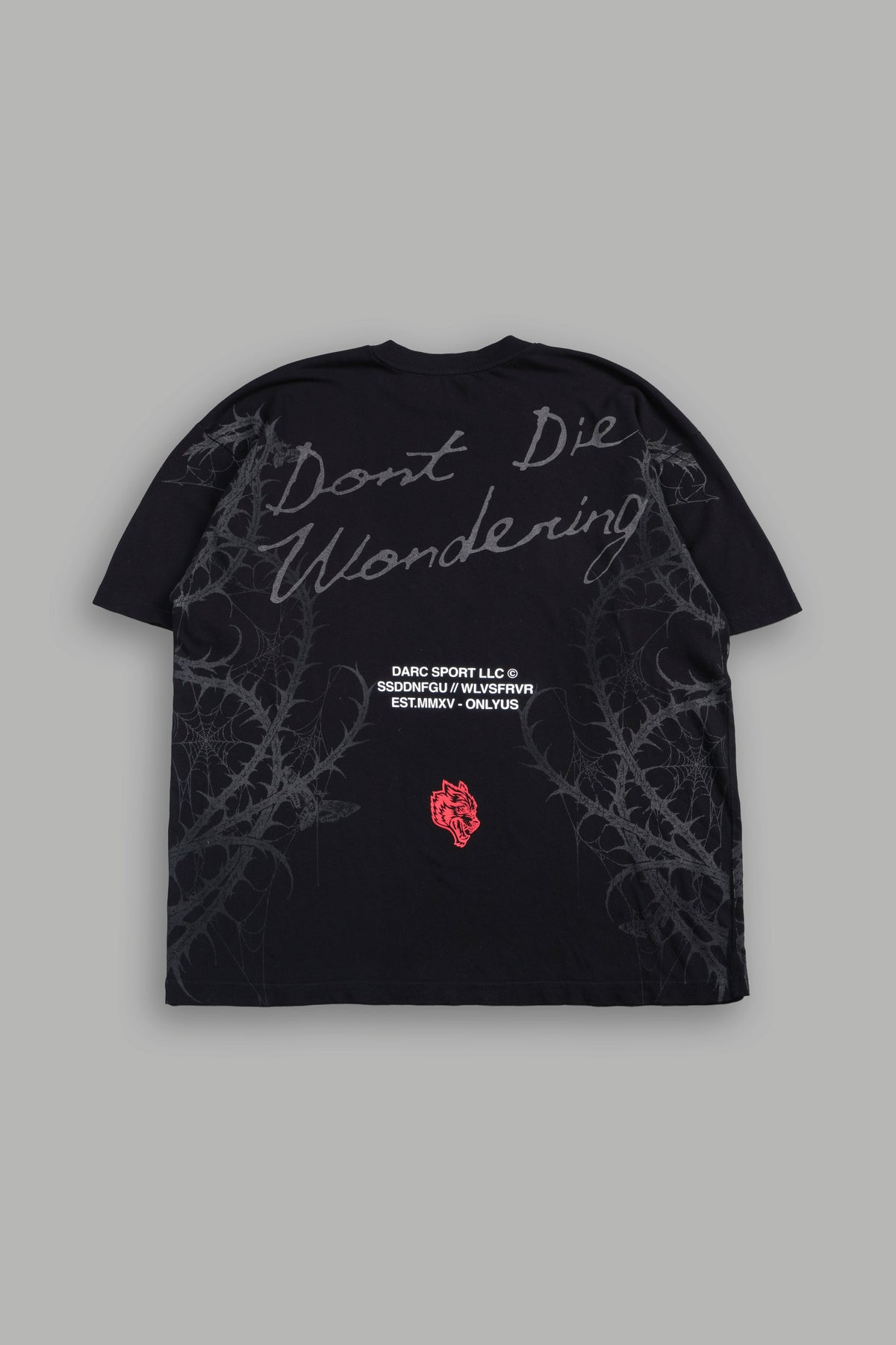 Dont Die Wondering Mystery Tee In Black