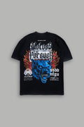 Death Wolf "Premium" Oversized Tee in Black — imagem 1