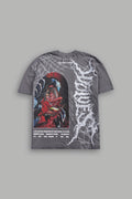 Venom Core Premium Oversized Tee in Slate Gray