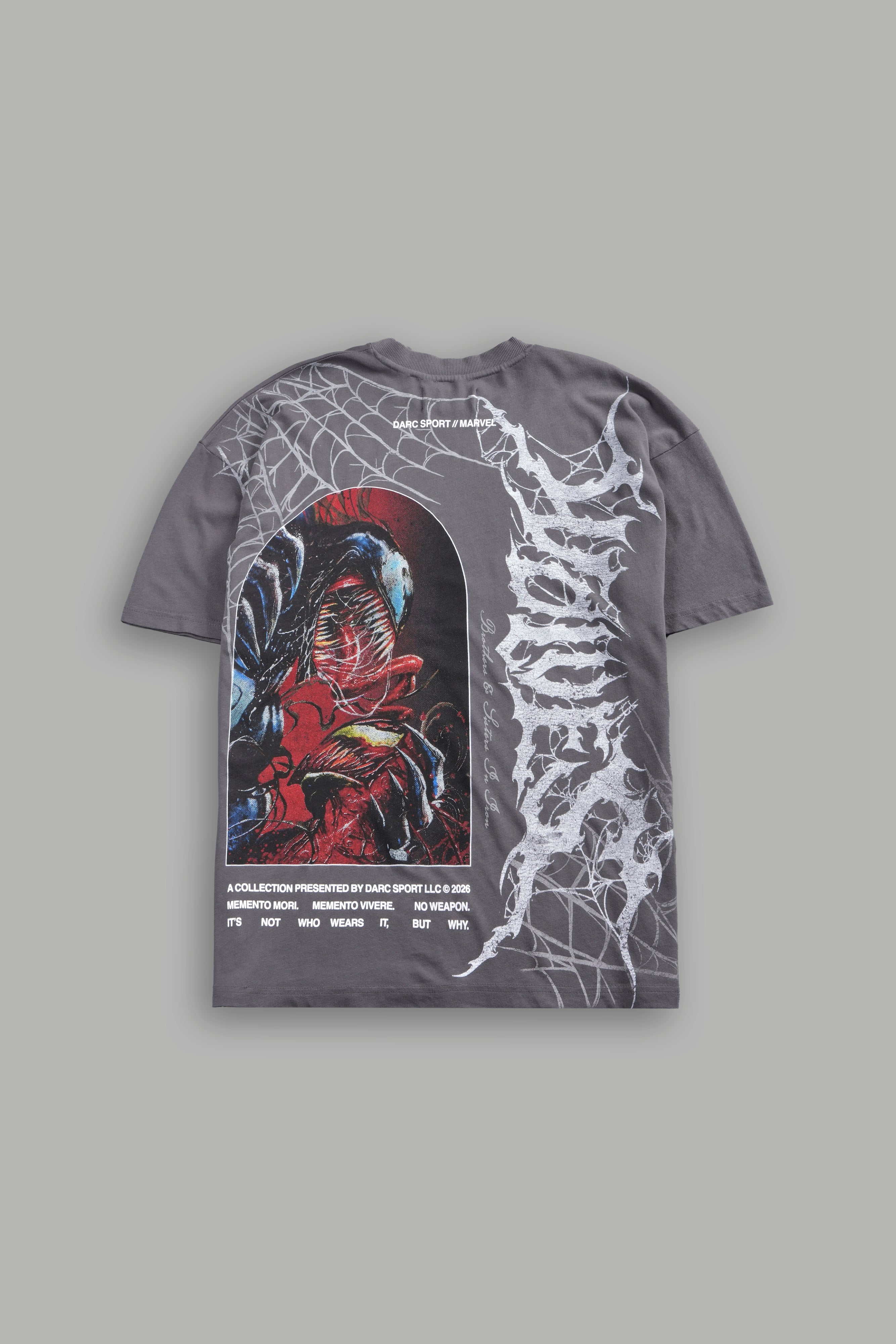 Venom Core Premium Oversized Tee in Slate Gray