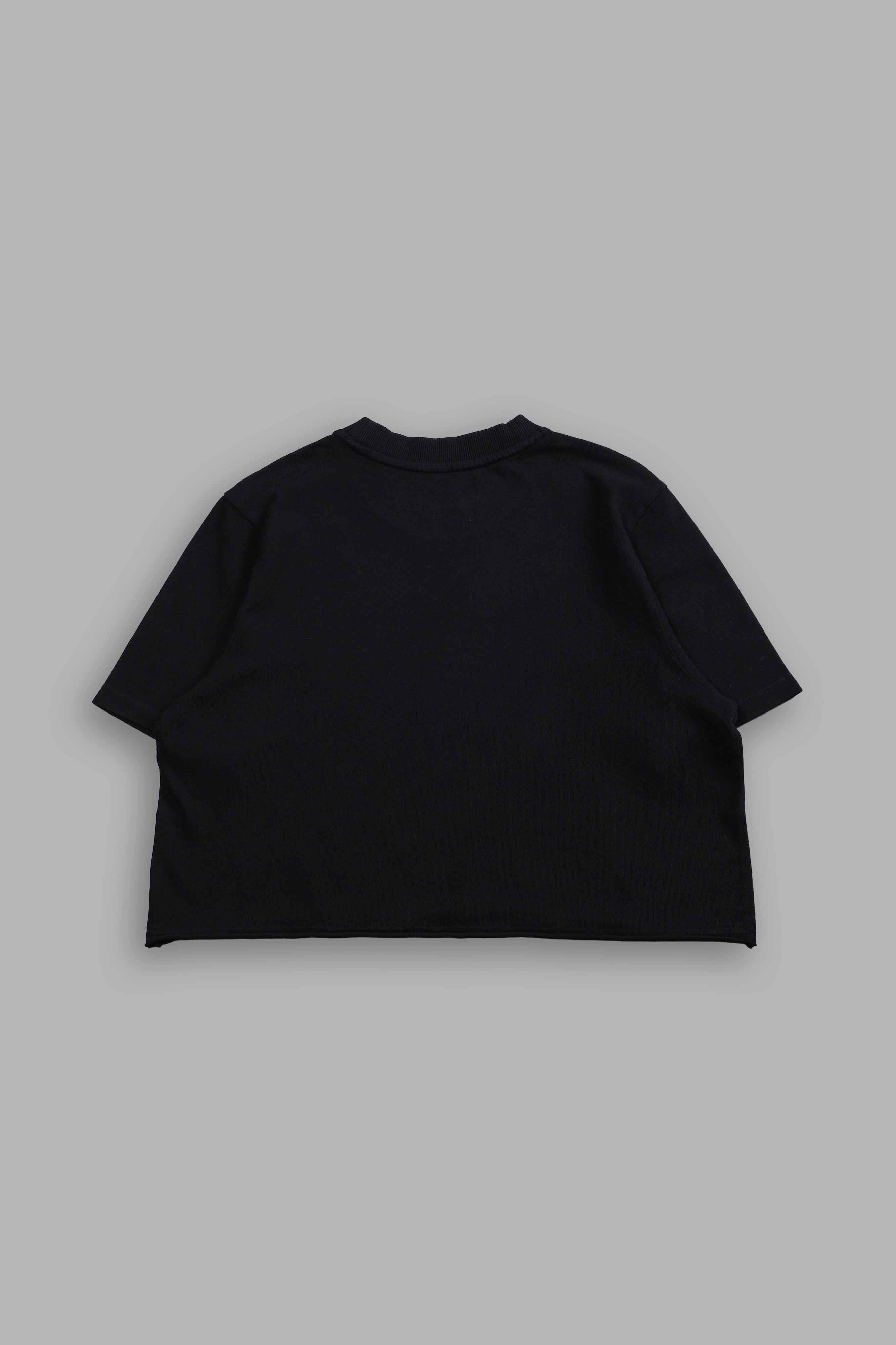 Pyramid V2 "Premium" (Cropped) Tee in Black — imagem 5