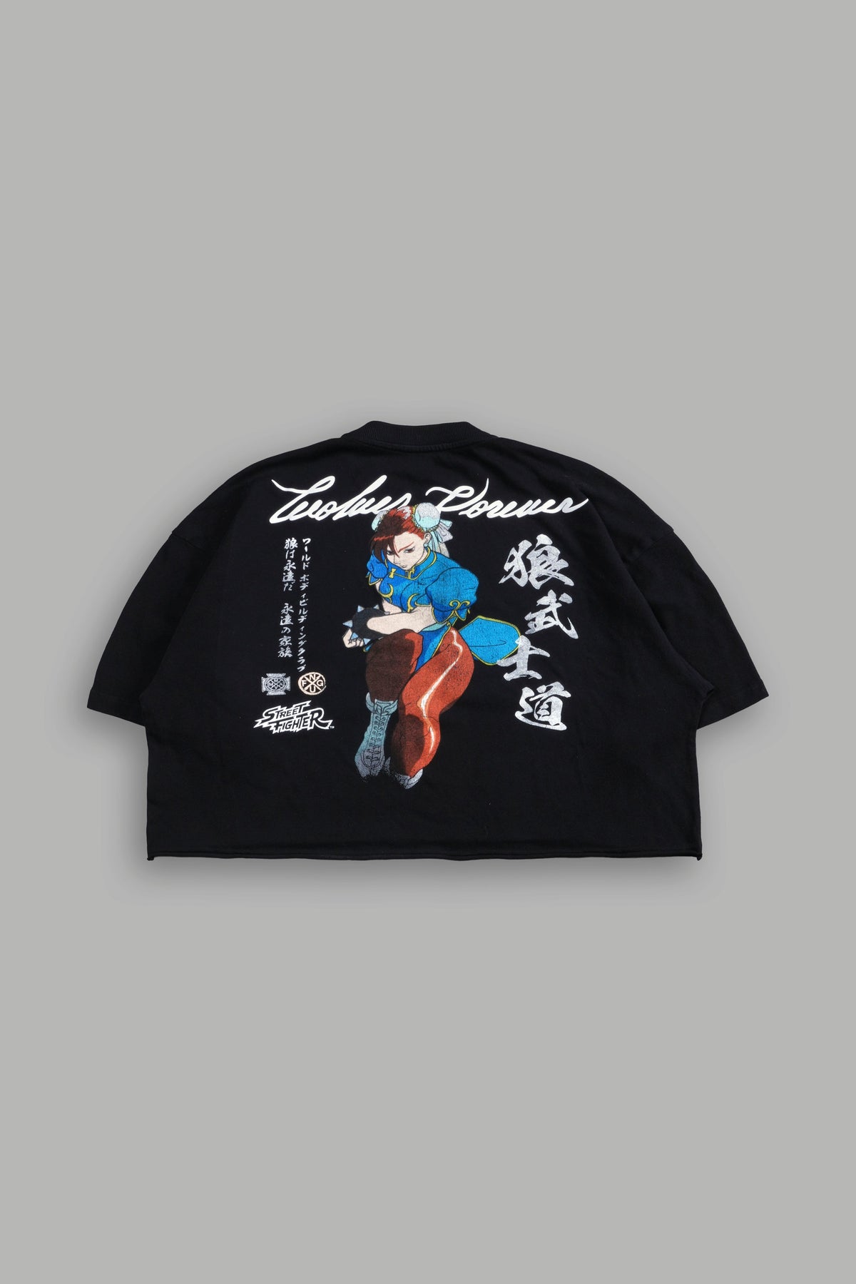 Stability "Premium" Oversized (Cropped) Tee in Black - imagem 3