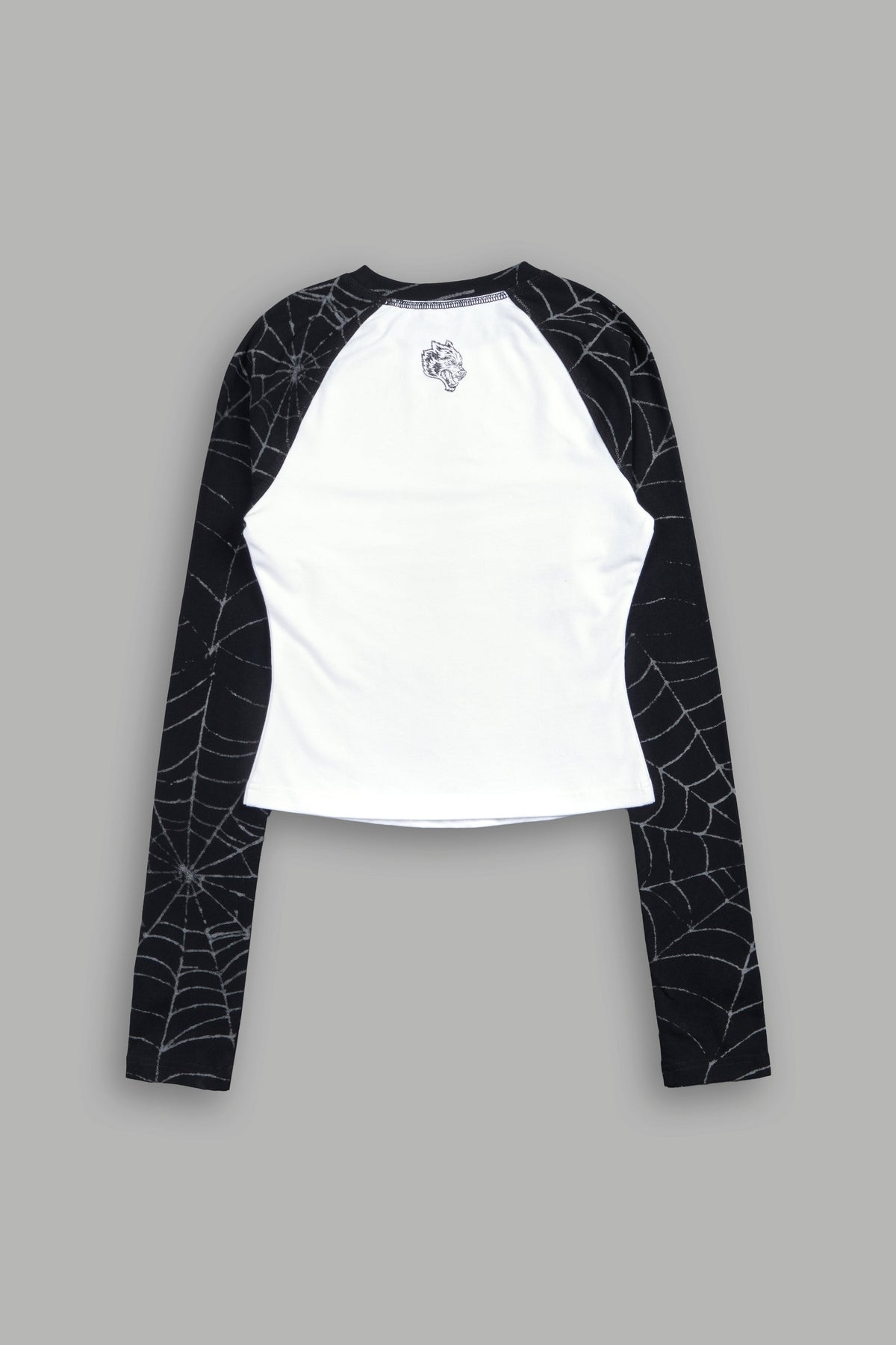 Star Moth Raglan Ringer Ls Tee in Black/White - imagem 2