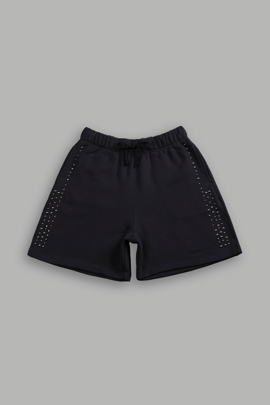 Stud Wolf Post Lounge Sweat Shorts in Black — imagem 1