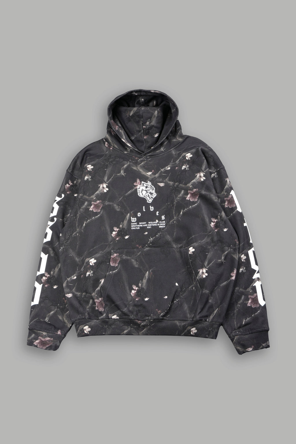Big Wolf Head Pierce Hoodie In All Of Us Camo - imagem 2