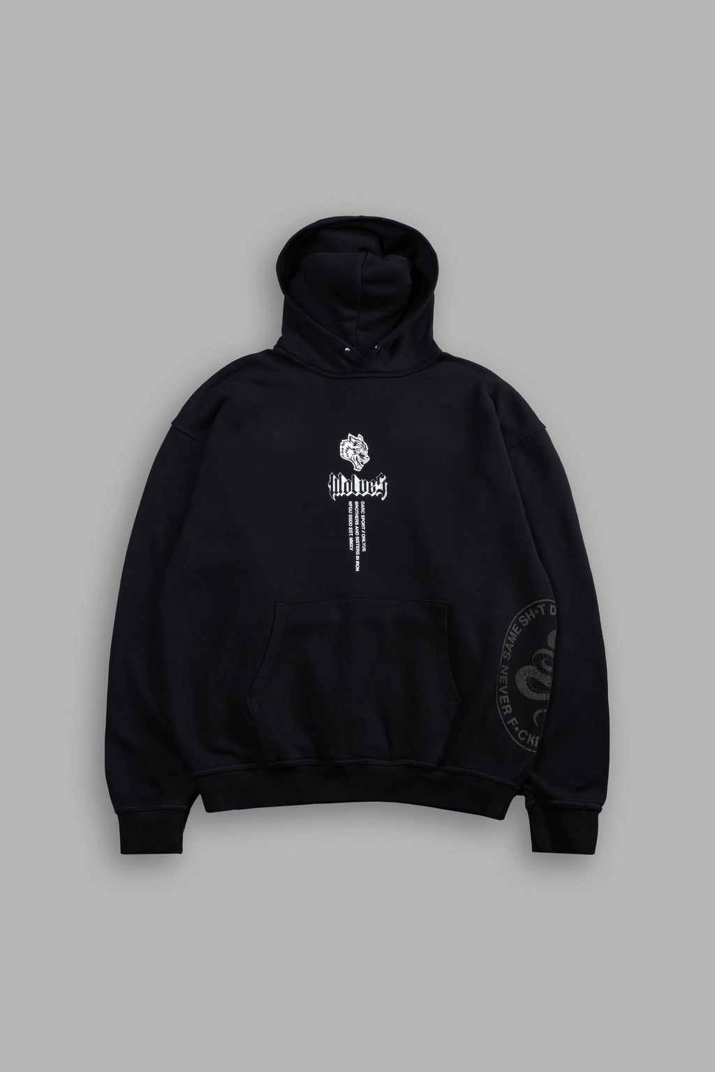 Free Will V2 Pierce Hoodie in Black — imagem 3