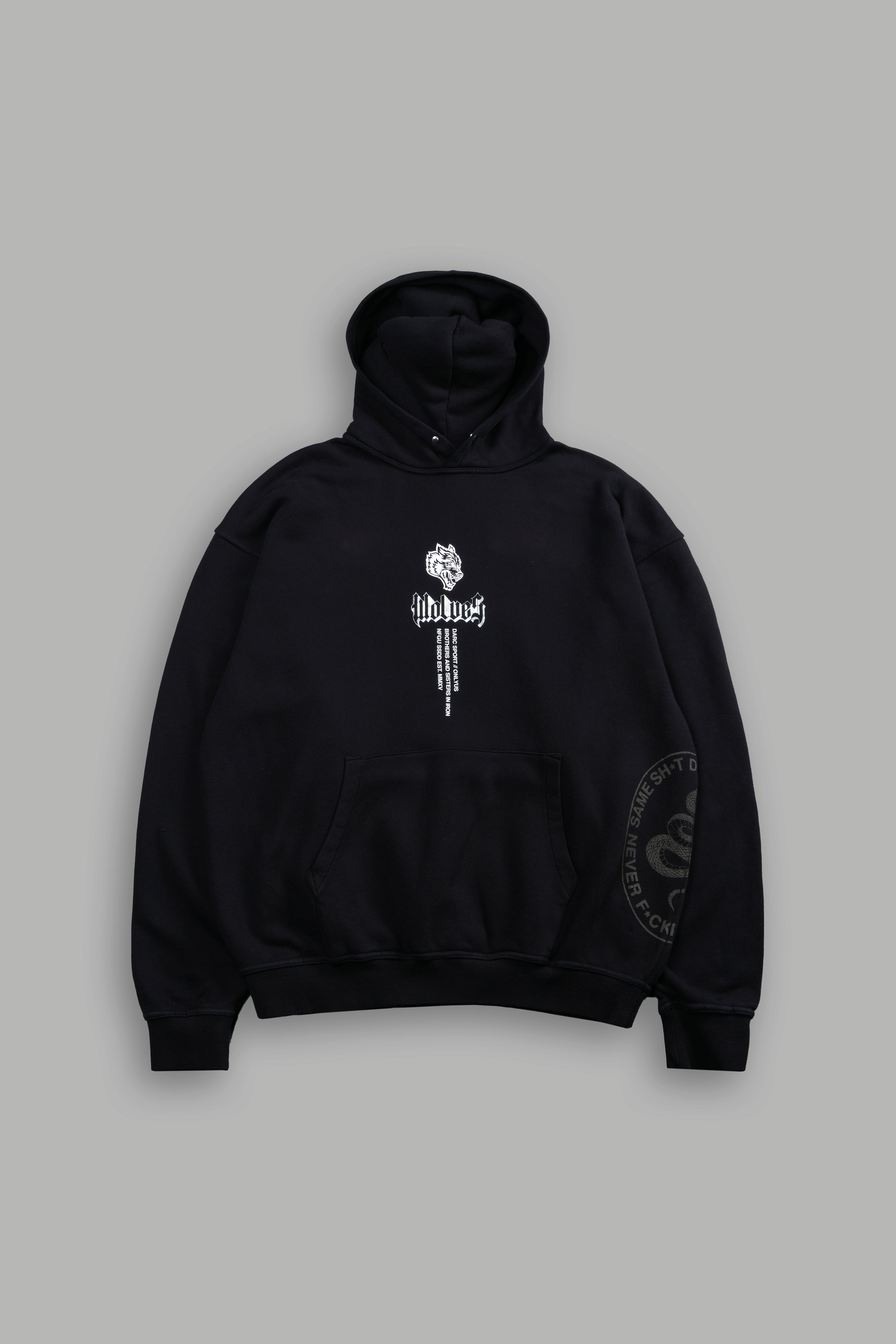 Free Will V2 Pierce Hoodie in Black — imagem 3