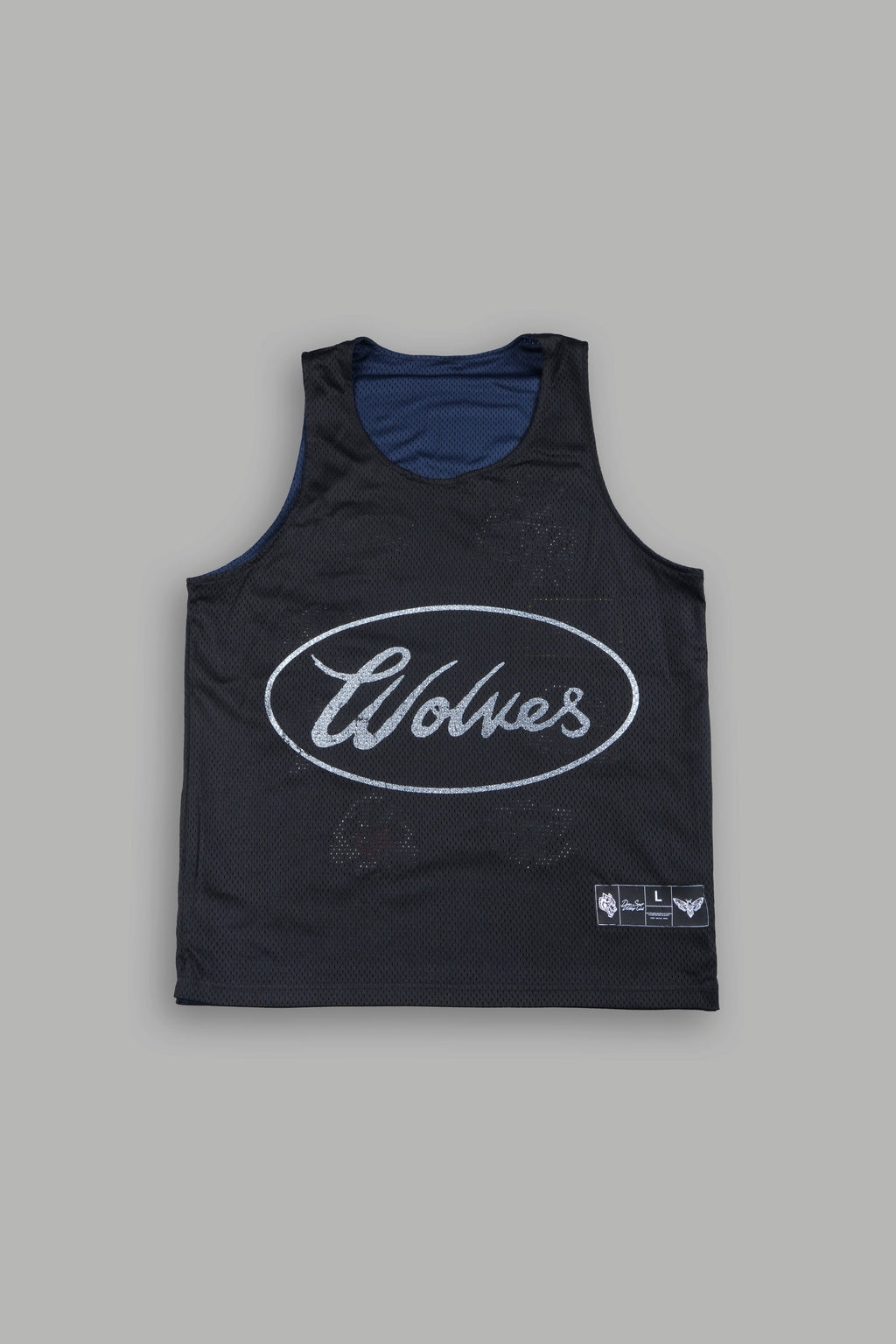 Pack Leader Reversible Bball Jersey In Black/Navy - imagem 3