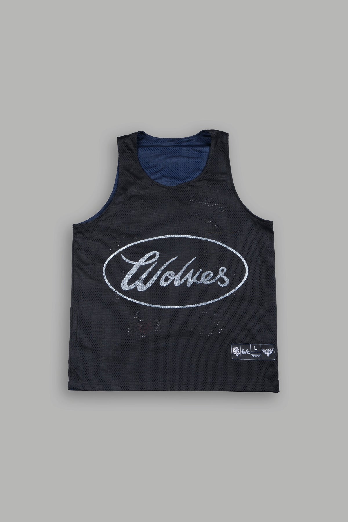 Pack Leader Reversible Bball Jersey In Black/Navy - imagem 3