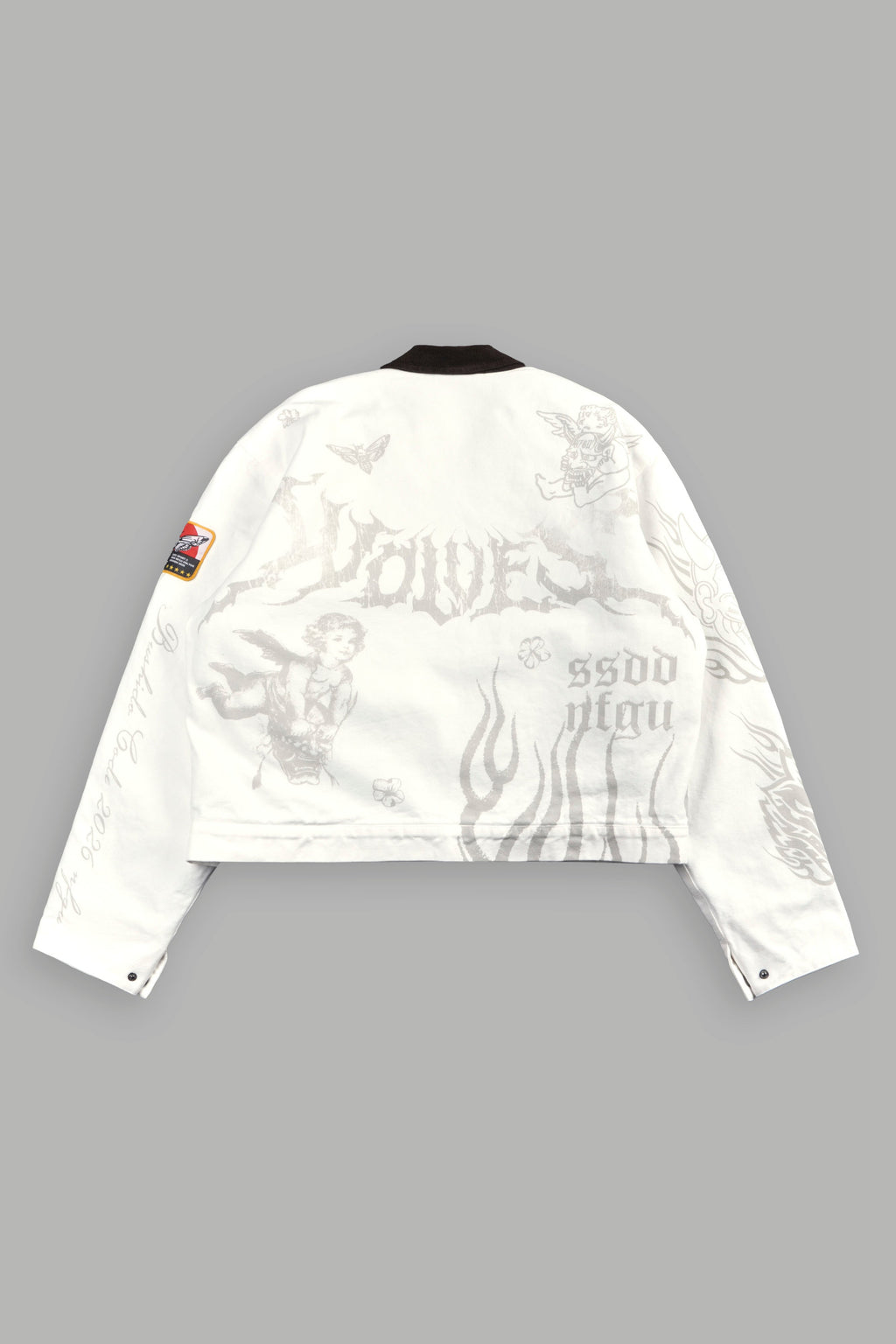The Eagle & The Oni Earl Jacket in Cream — imagem 3