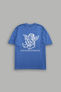 Los Cherub Premium Oversized Tee in La Blue — imagem 1