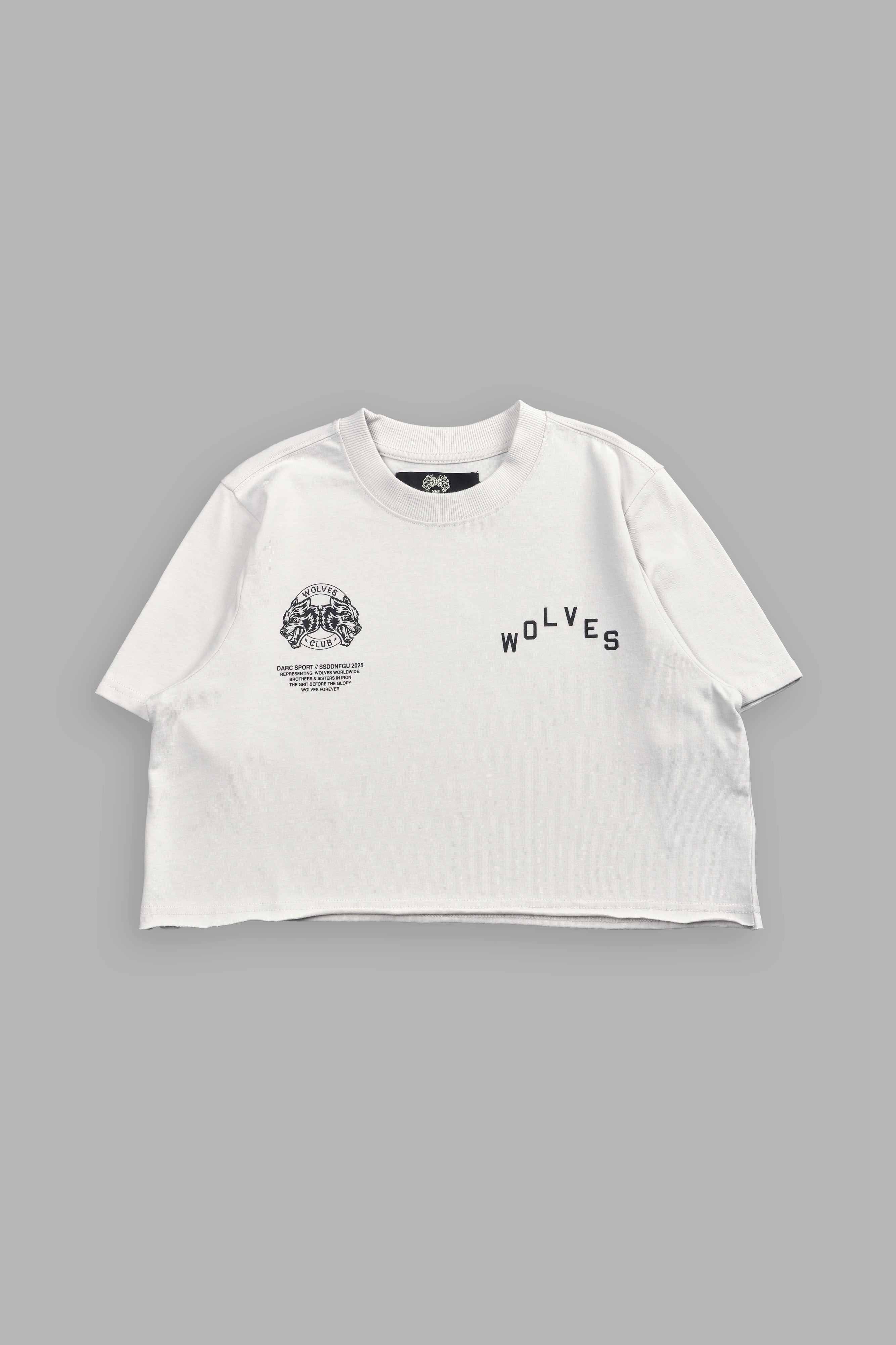 Pyramid V2 "Premium" (Cropped) Tee in Stone — imagem 3