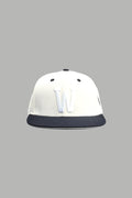 Mantra Fitted Cap In Cream/Black