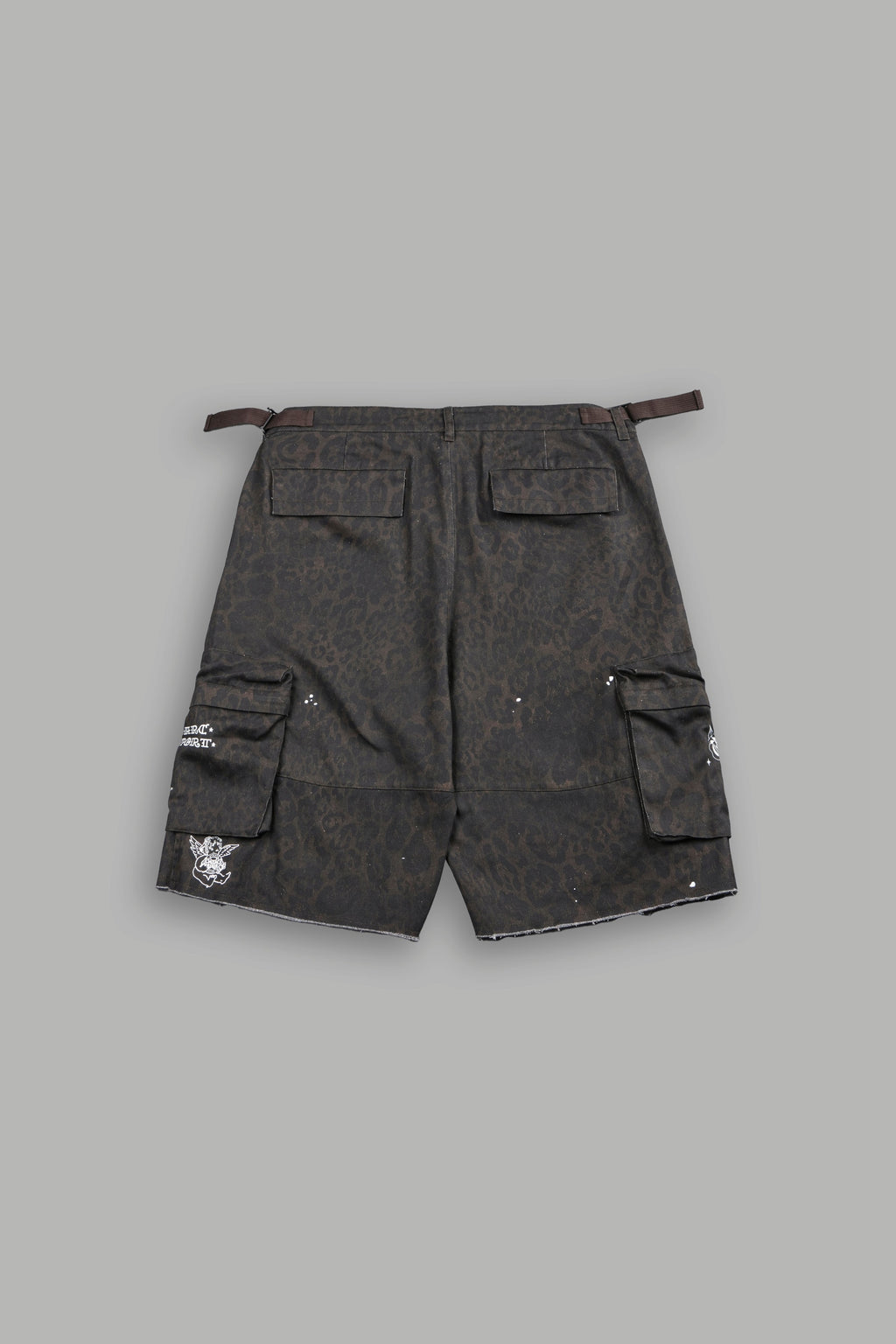 Darc Flash Duke Cargo Shorts in Darc Brown Leopard
