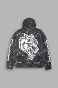 Big Wolf Head Pierce Hoodie In All Of Us Camo - imagem 1