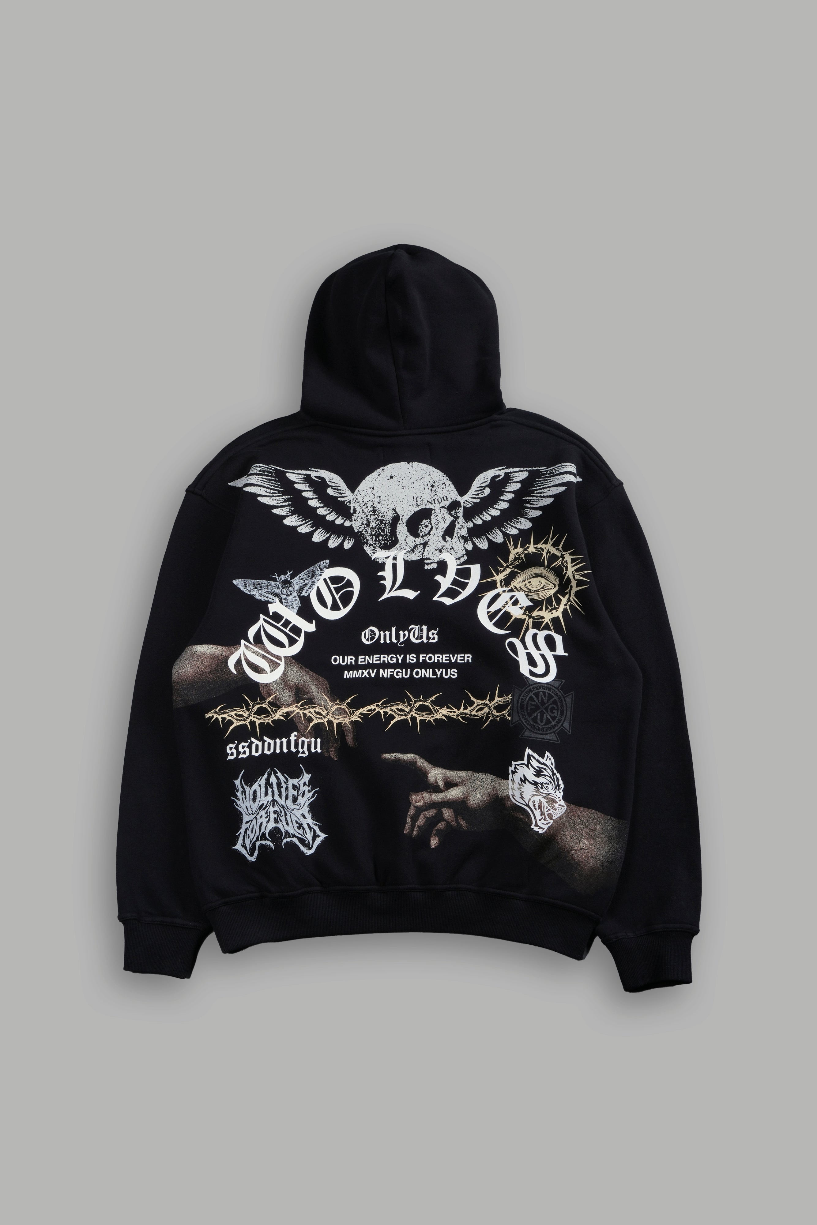 Darc Creed "Pierce" Hoodie in Black — imagem 1
