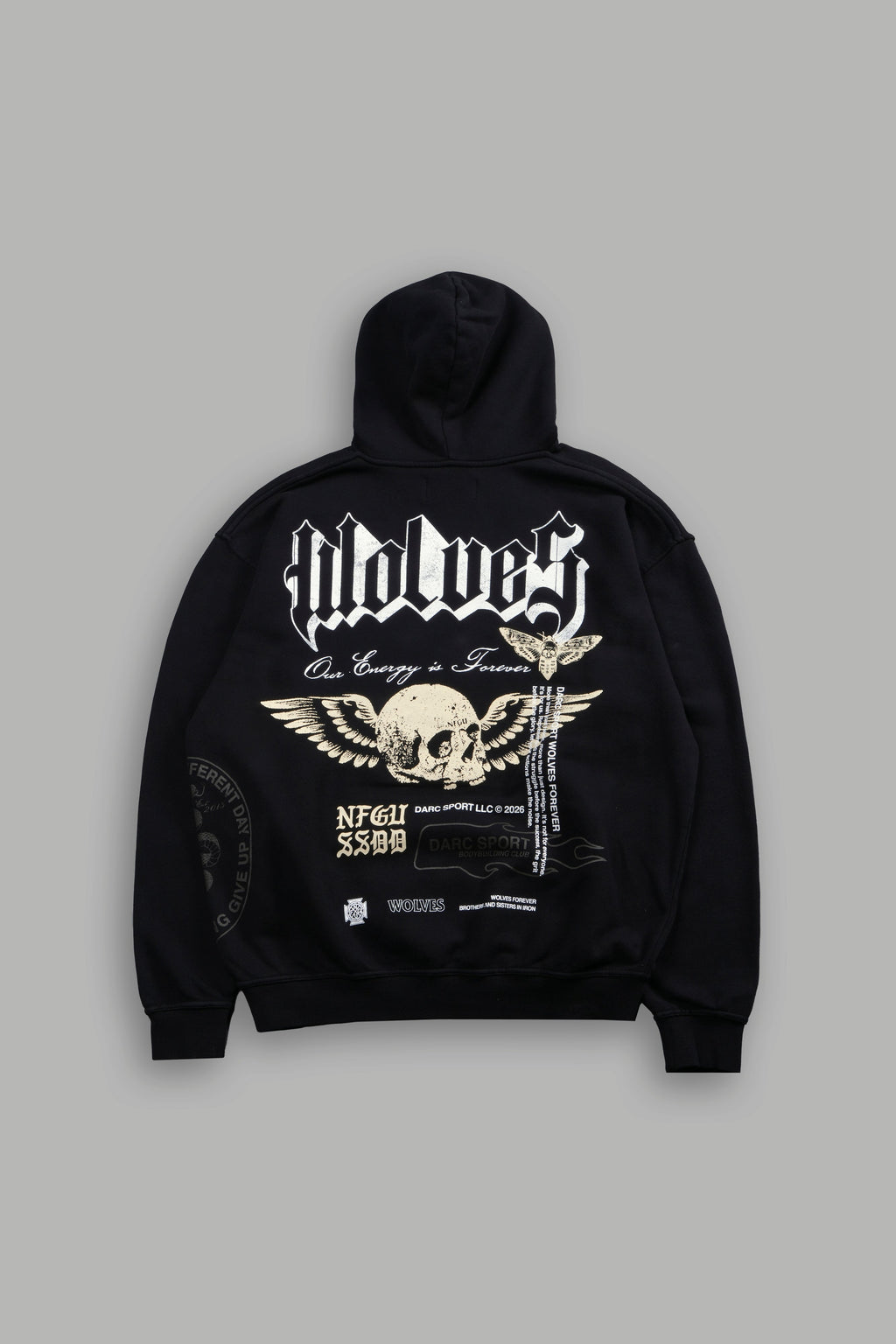 Free Will V2 Pierce Hoodie in Black — imagem 1