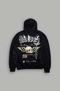 Free Will V2 Pierce Hoodie in Black — imagem 1
