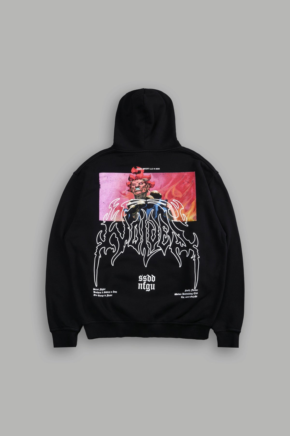 Akuma Forever "Pierce" Hoodie in Black - imagem 1