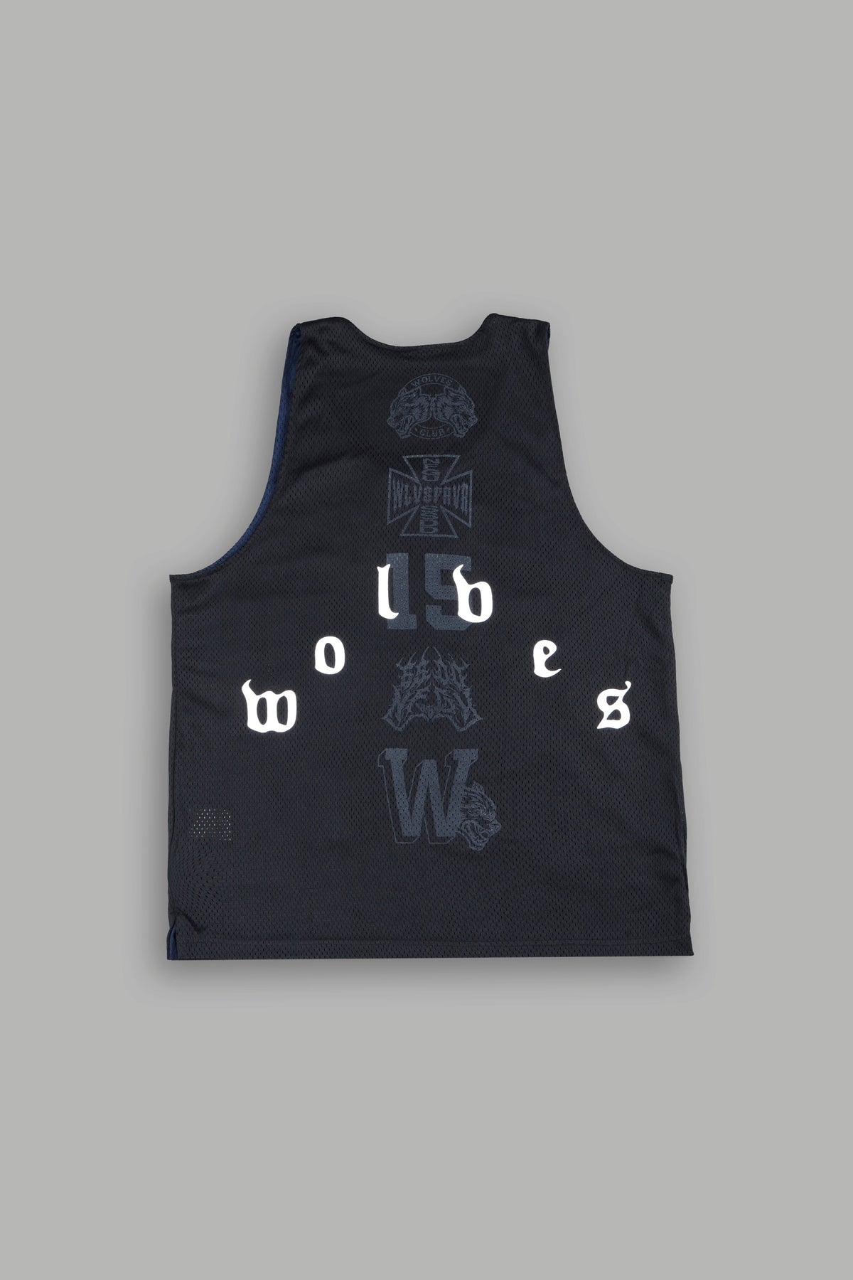 Pack Leader Reversible Bball Jersey In Black/Navy - imagem 4