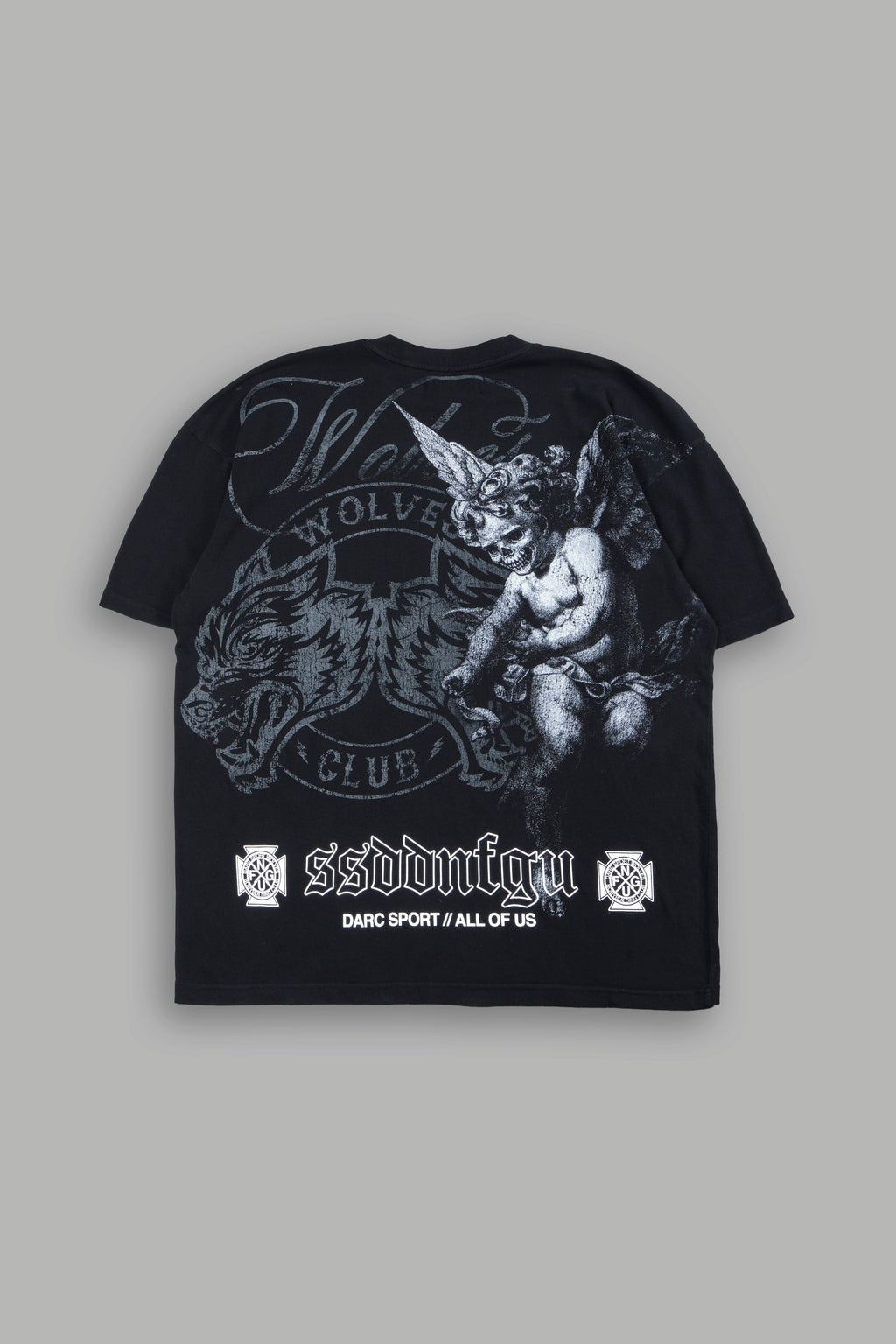 All Of Us 1 Of 500 Premium Oversized Tee In Black - imagem 1