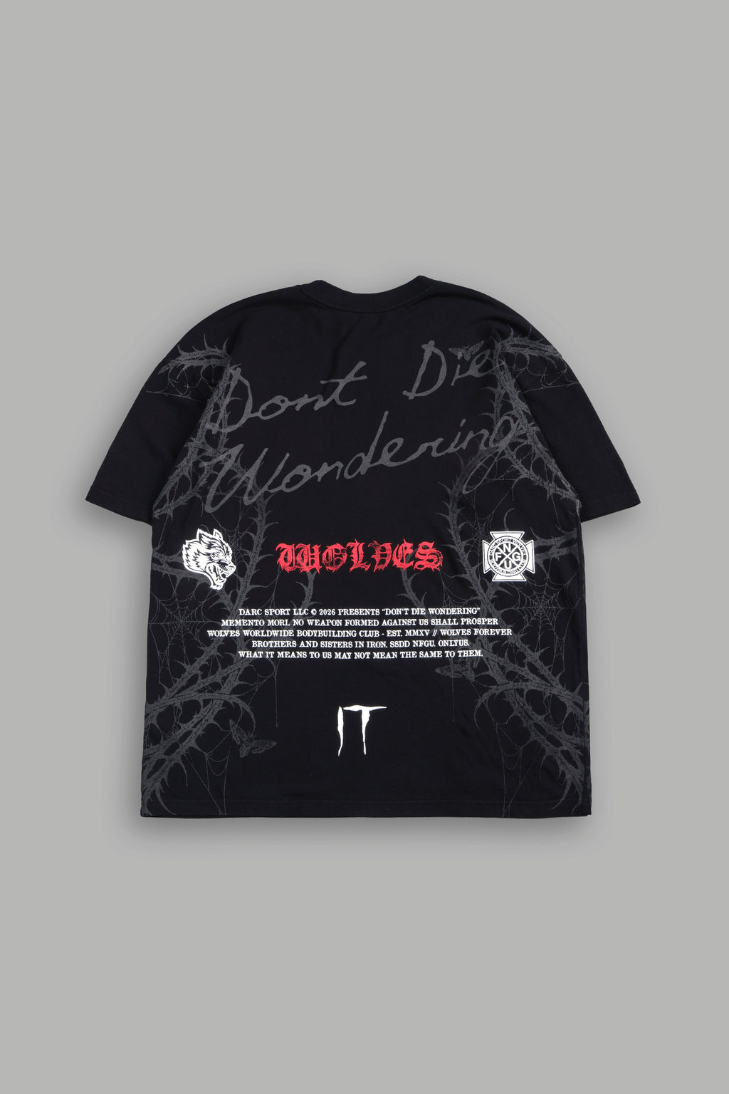 Dont Die Wondering Mystery Tee In Black