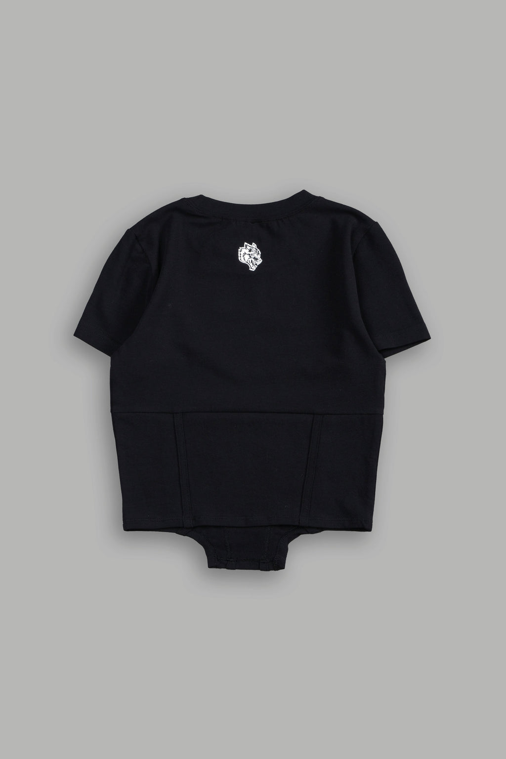 Chopper Wolf Salem Corset Tee in Black — imagem 4